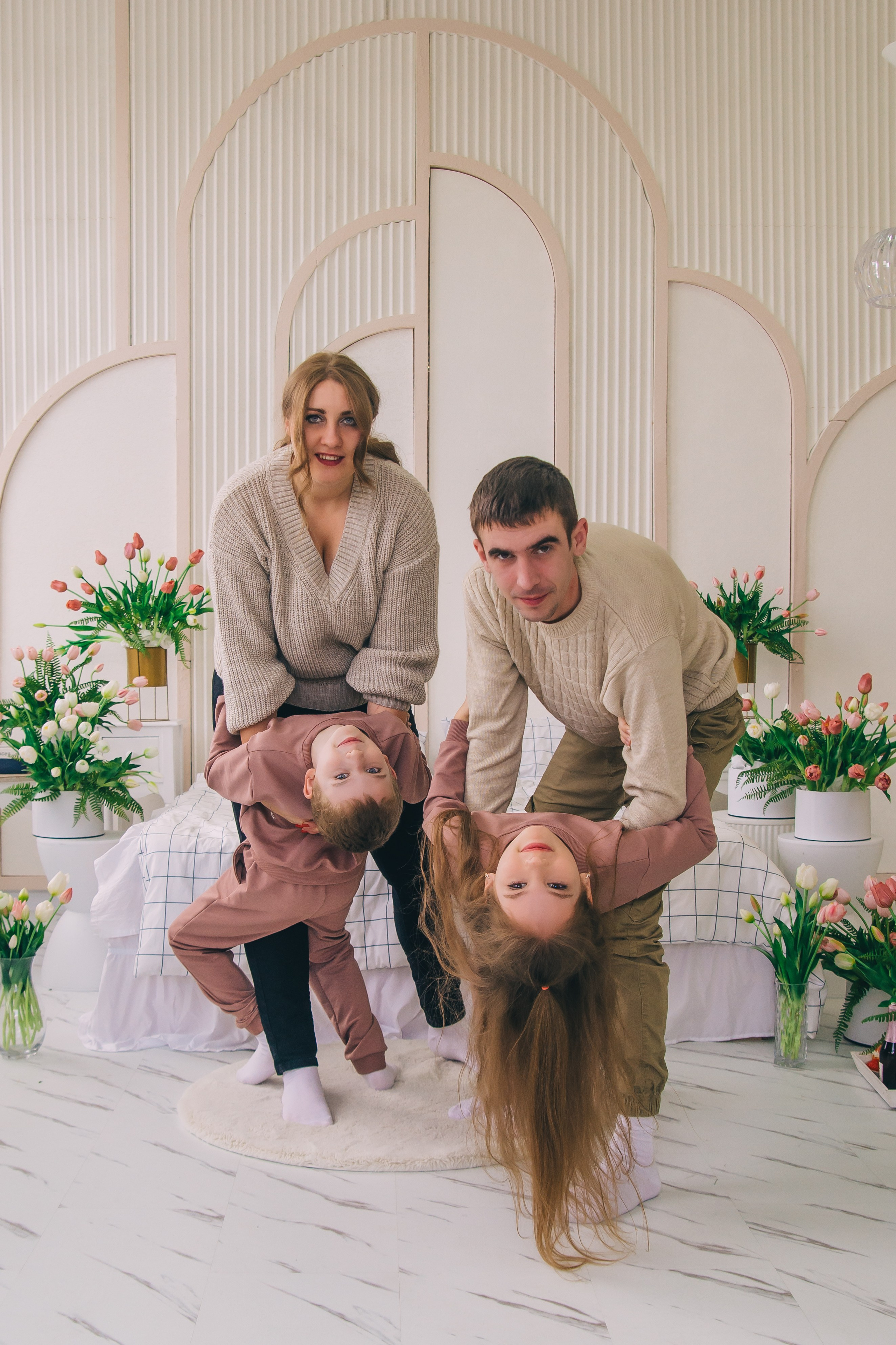 Семья с 2-мя детьми. Семейный, детский фотограф в Минске Вероника Гапоненко