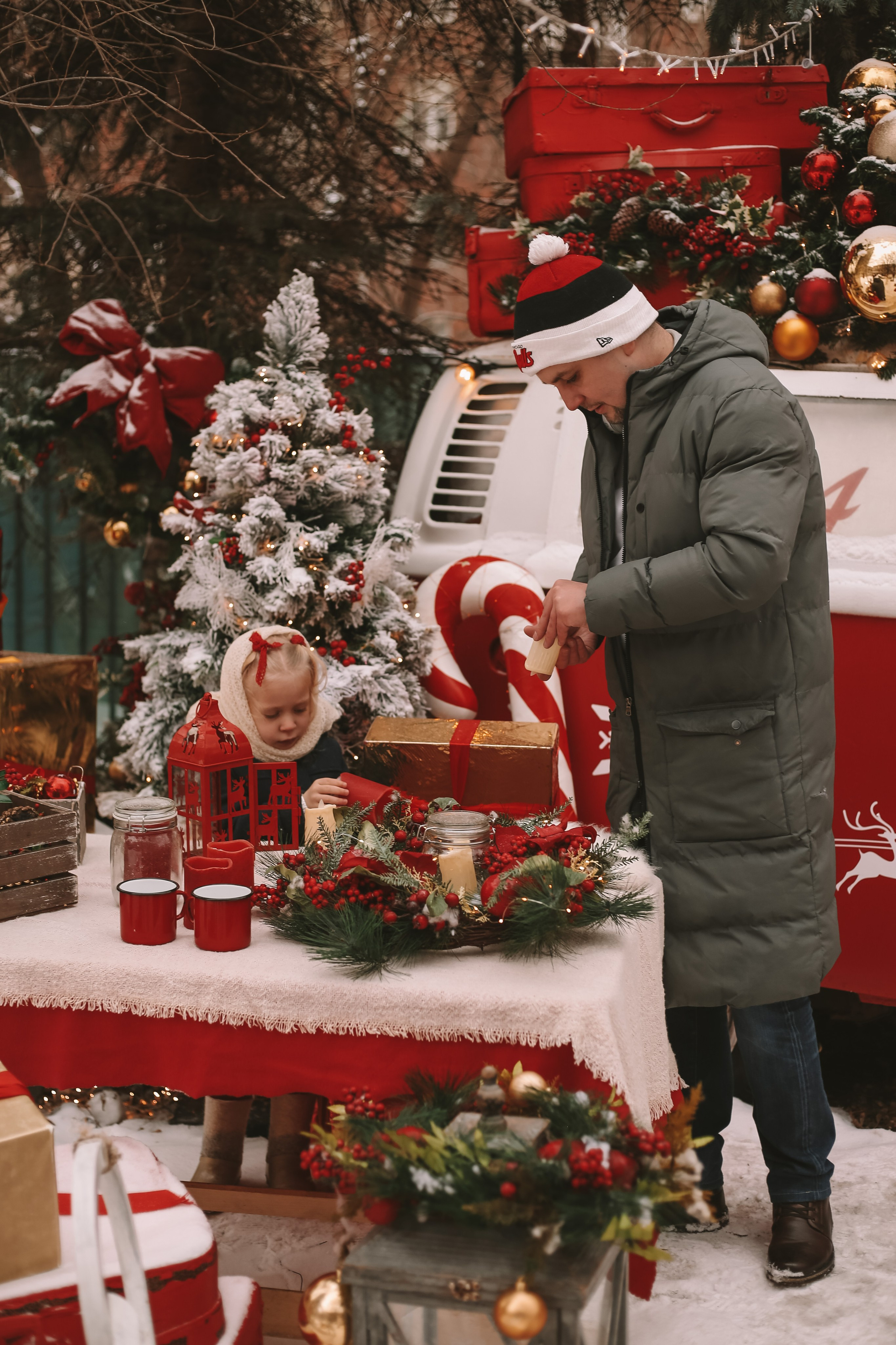 Сhristmas BUS 2024. Семейный фотограф в Москве и МО Варвара Шаранова