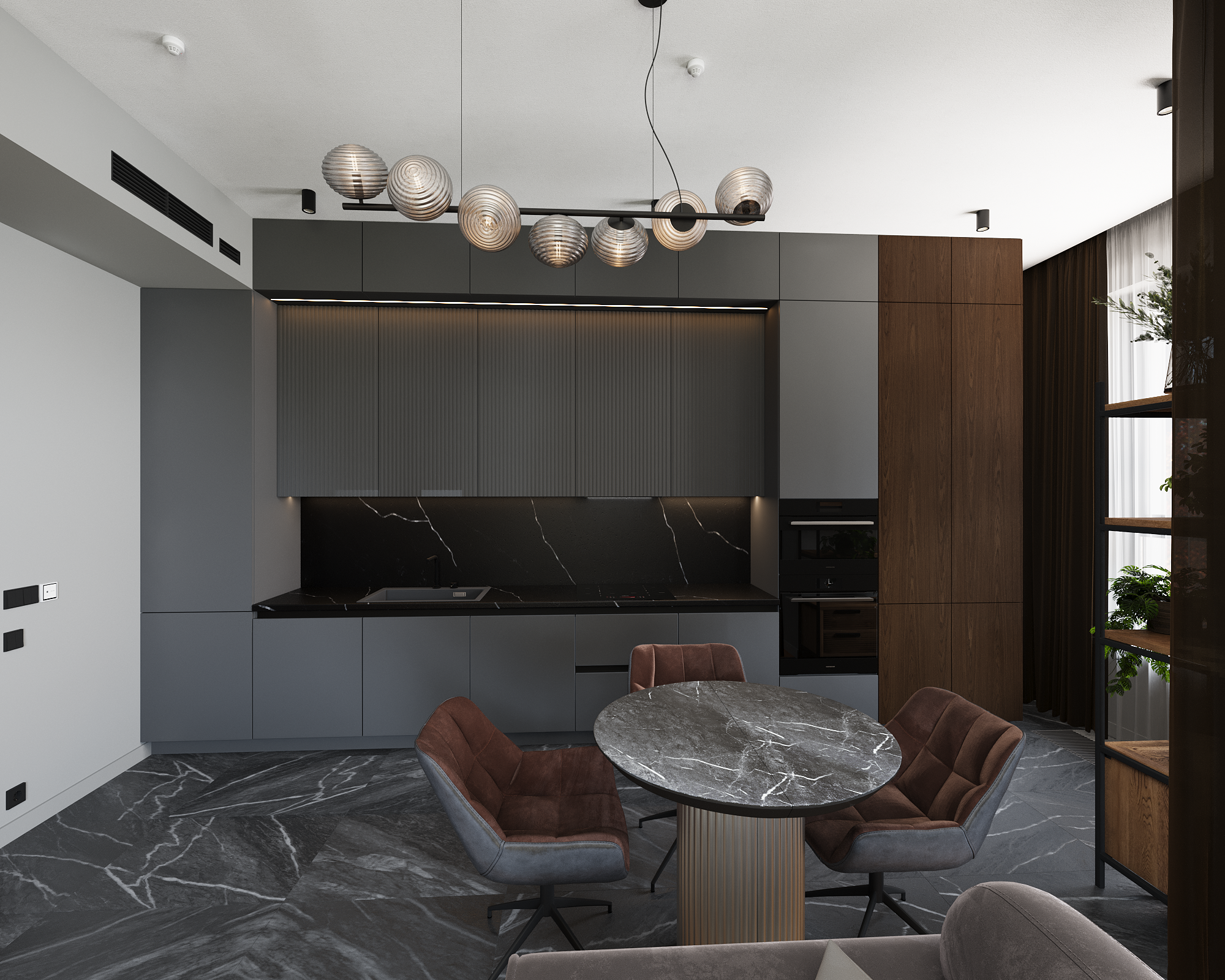 Квартира Сидней. 3D-визуализации