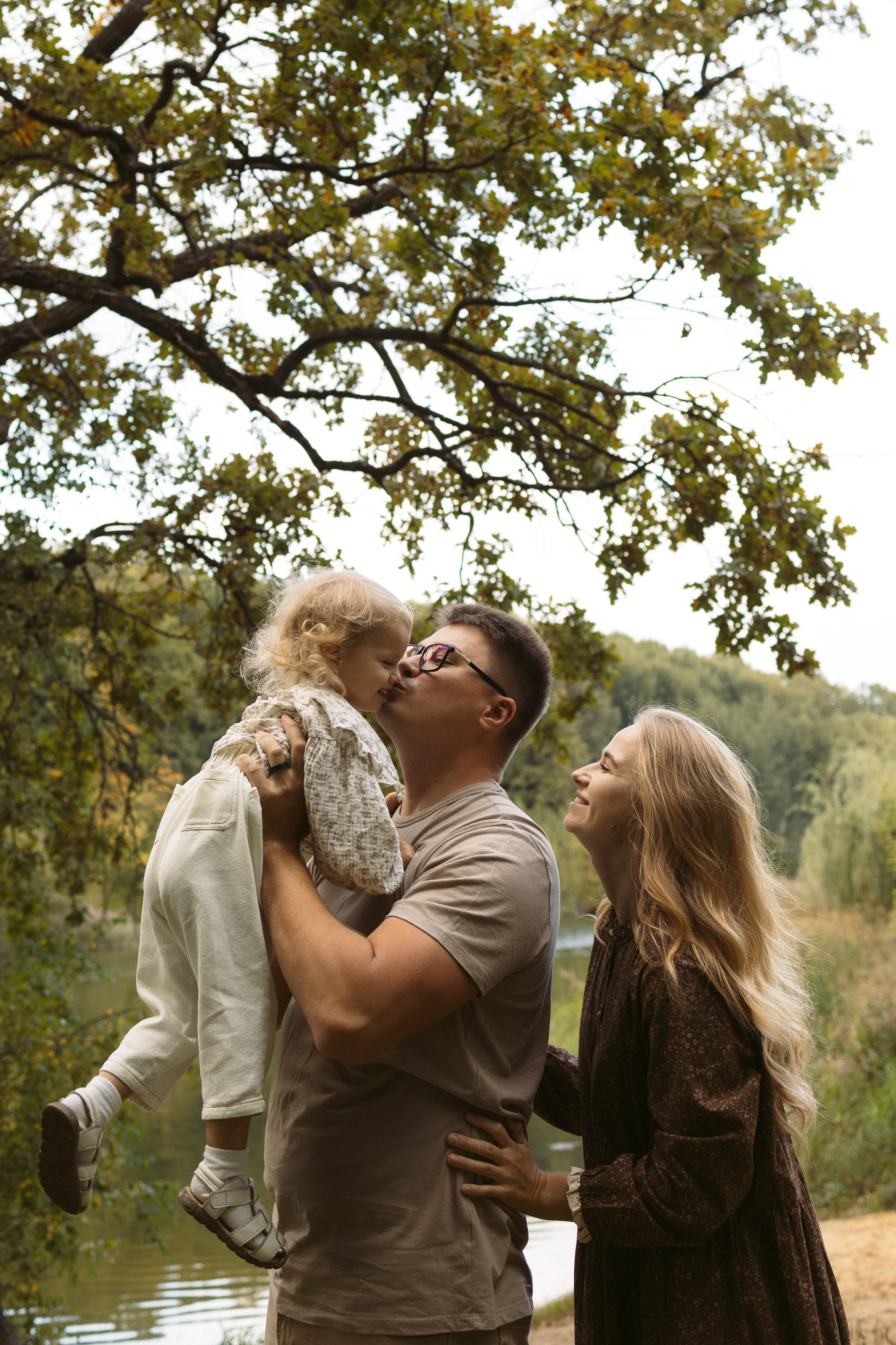 Егор, Оля и дочка Ульяна