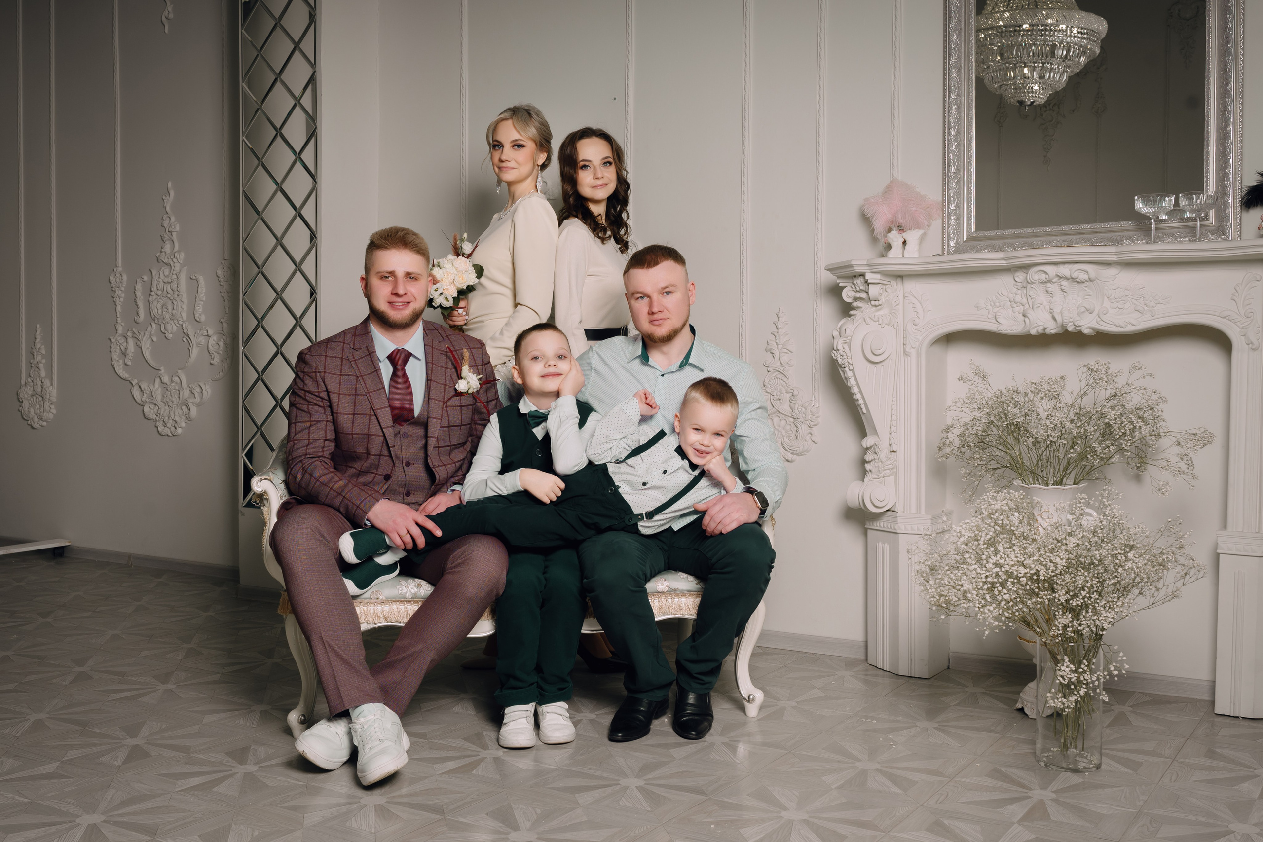 Свадебная фотосессия в студии. Фотограф Ким Наталья в Красноярске