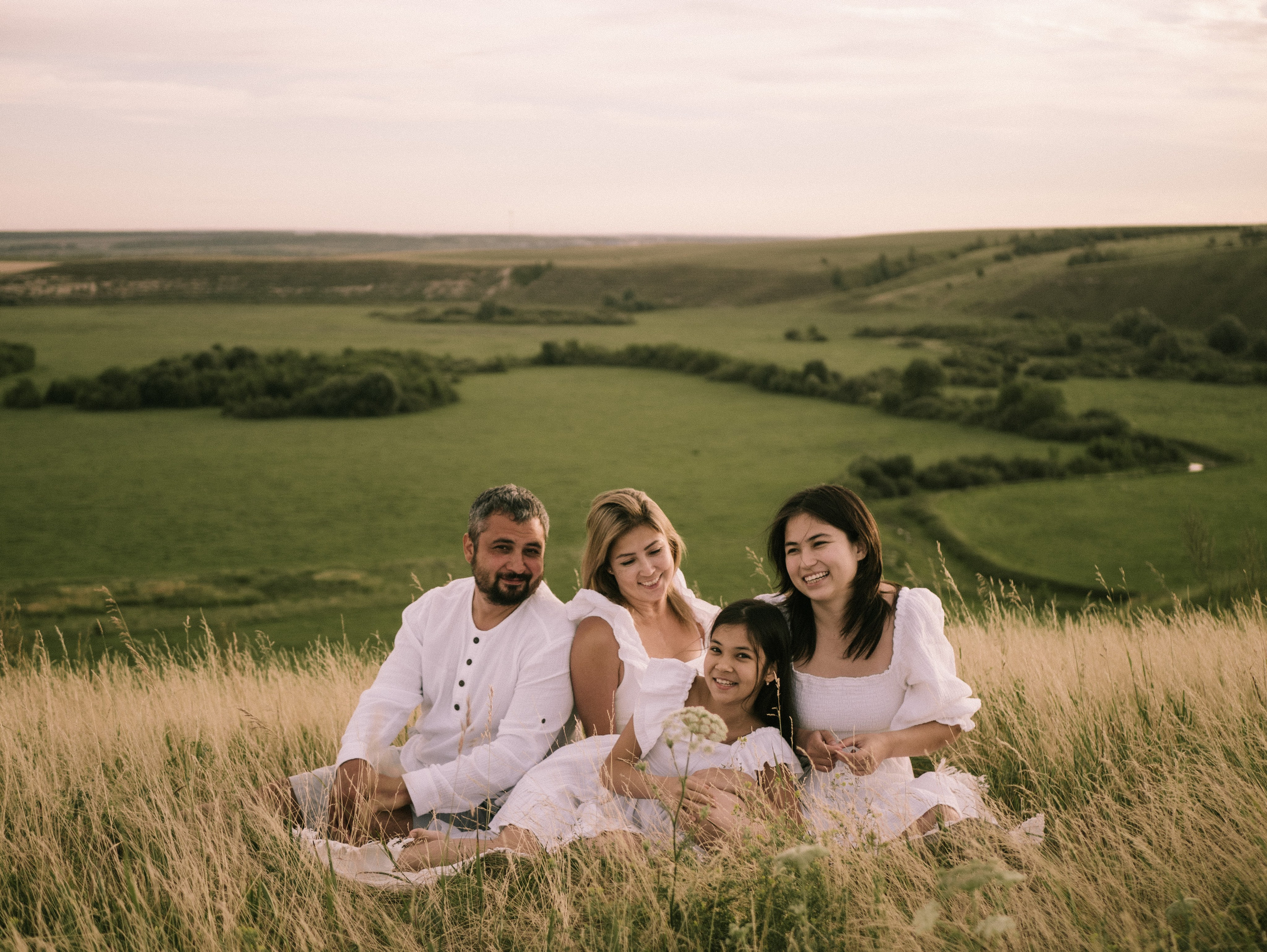 Семейная история на закате. Фотограф Нэля Хаматова