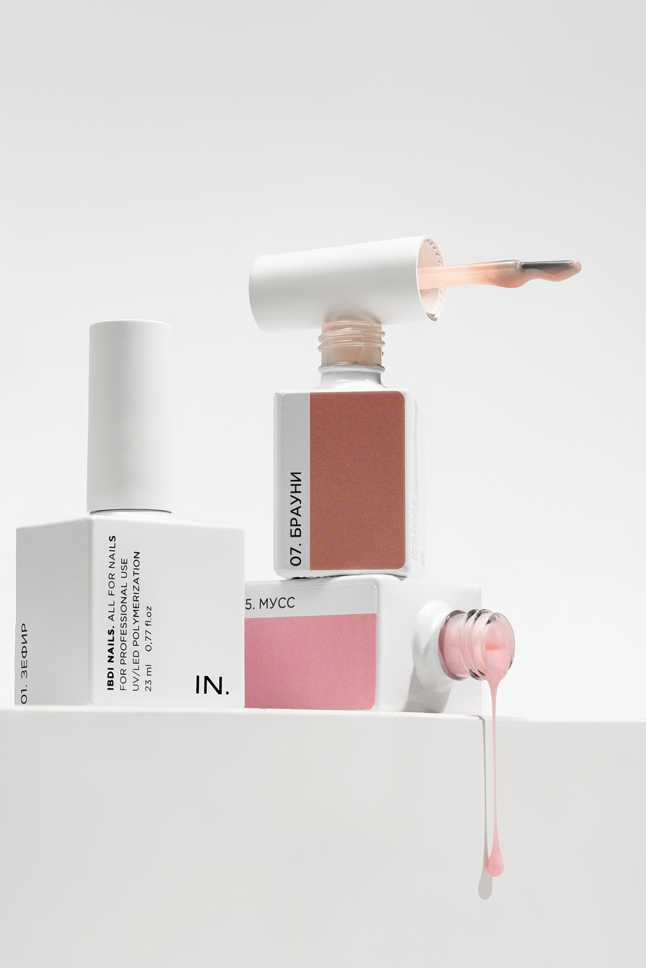 IBDI гели для наращинания ногтей десертные. Екатерина Лементуева фуд-фотограф, предметный фотограф, Новосибирск