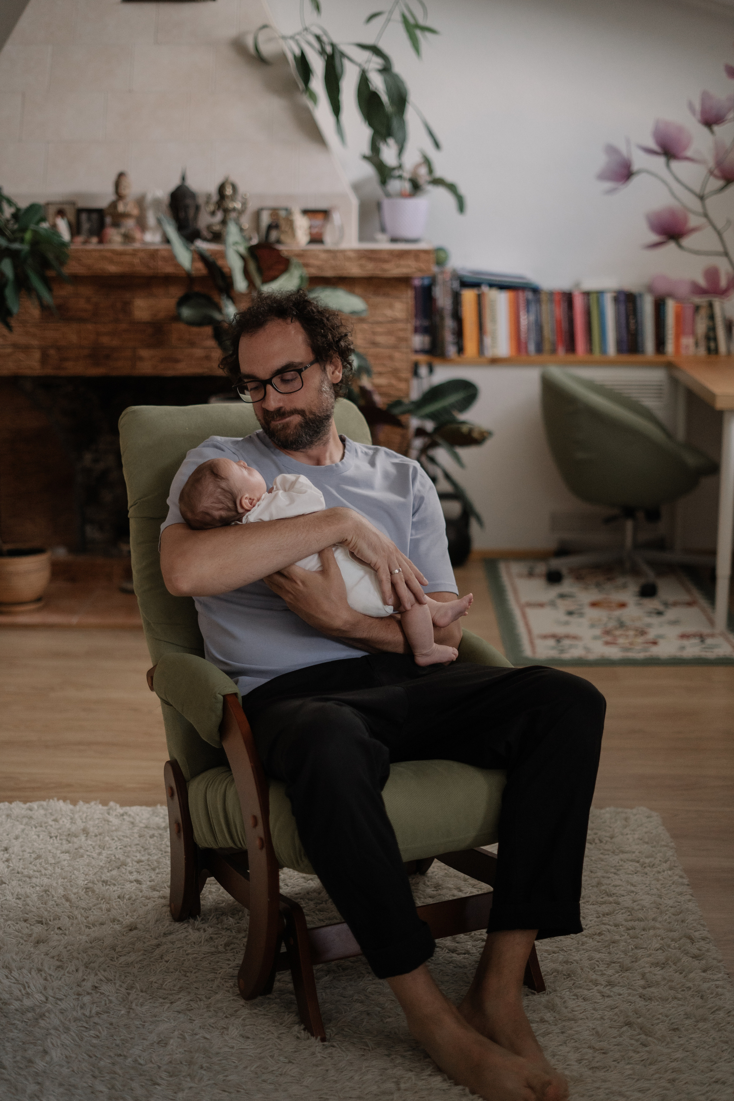 Леся, Александр и Матильда — семейная съемка. Фотограф Ольга Пучкова