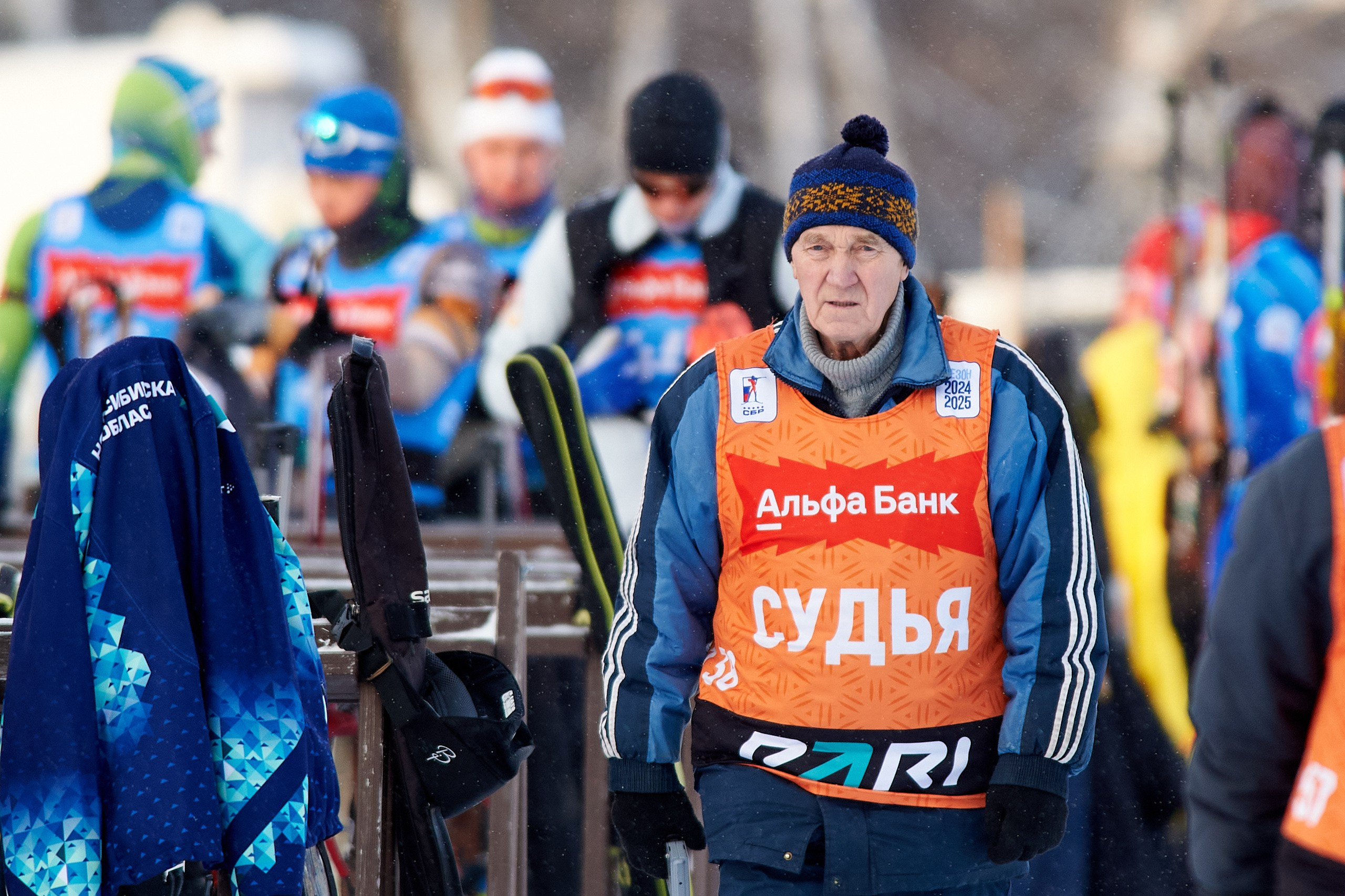 Биатлон. Чемпионат России — 2024/2025, 3-й этап, Ижевск. Спринт. Мужчины. Спортивный репортажный фотограф в Ижевске Сергей Мерзляков