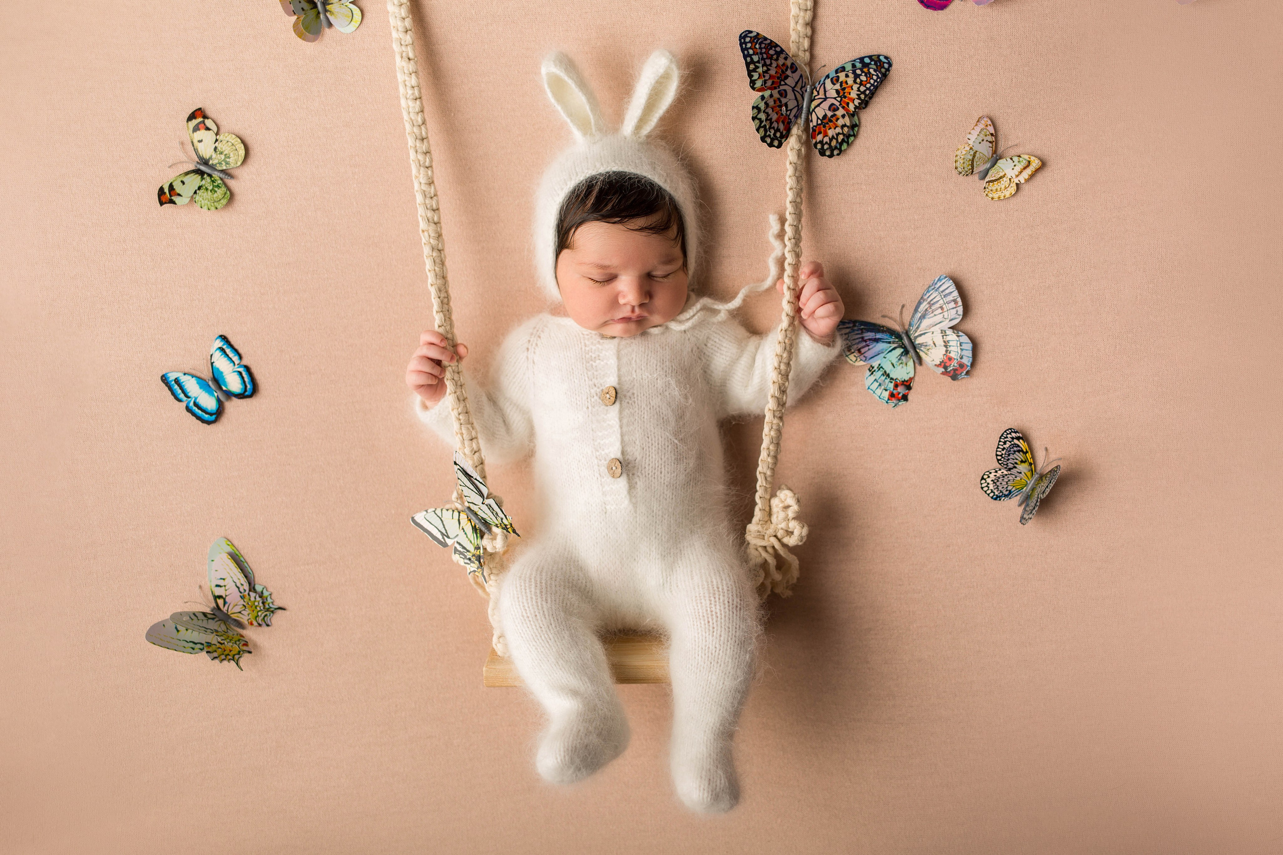 Ньюборн девочки. Фотограф новорожденных, семейный, детский фотограф в Москве и Московской области