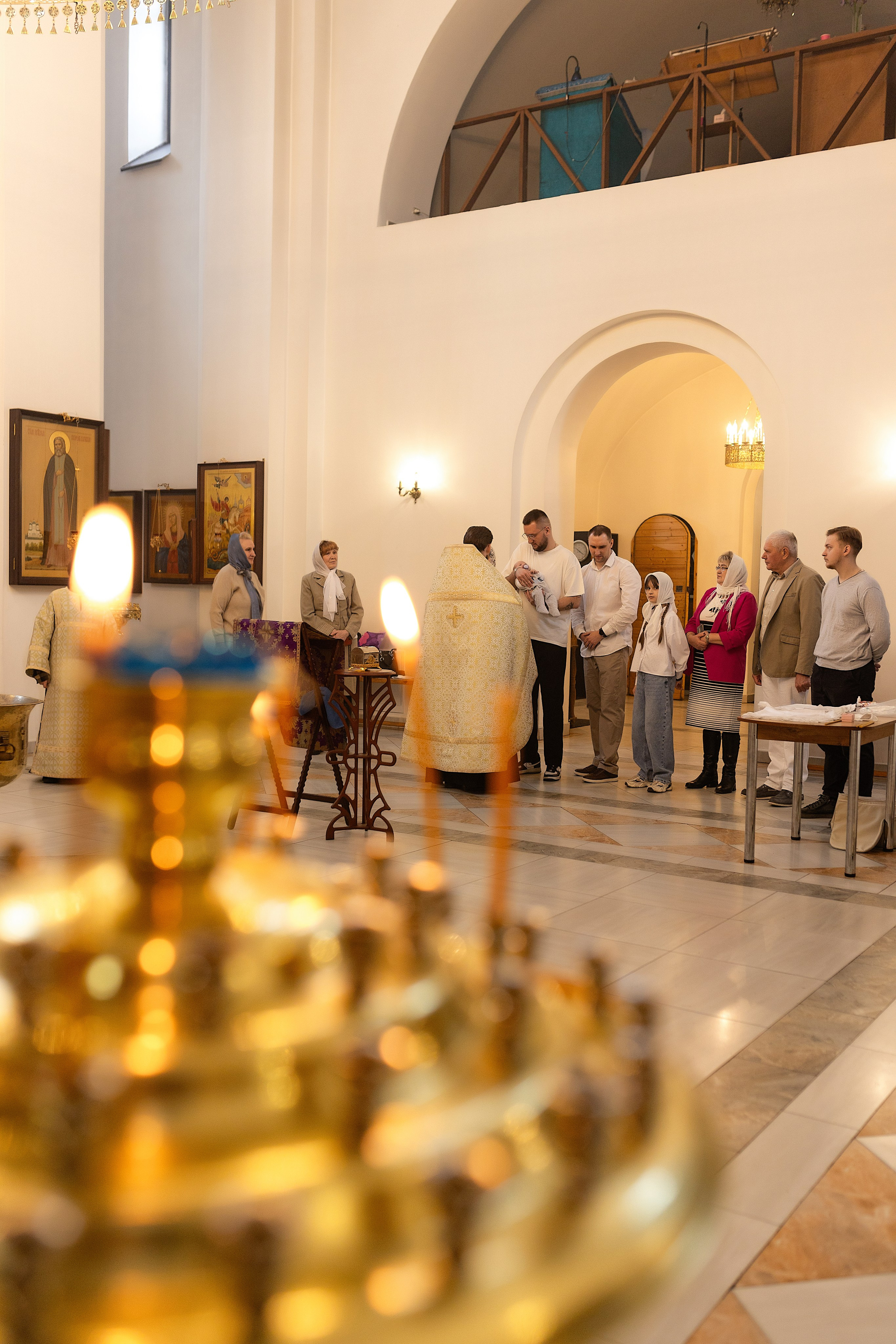 Таинство крещения Алисы. Фотограф в Железнодорожном и Балашихе