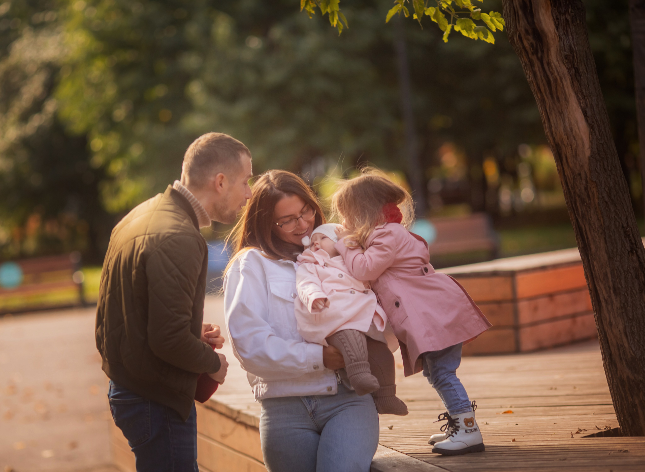 Прогулка в Парке Горького. צלם ואמן ילדים ומשפחה