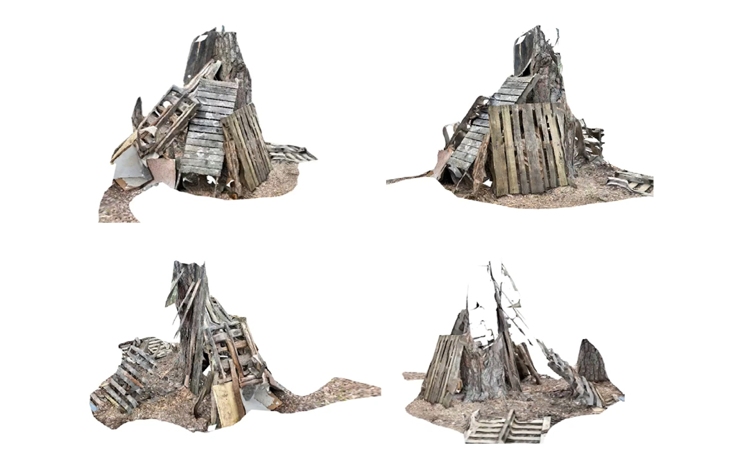 Hut of branches. Maria Pilkevich