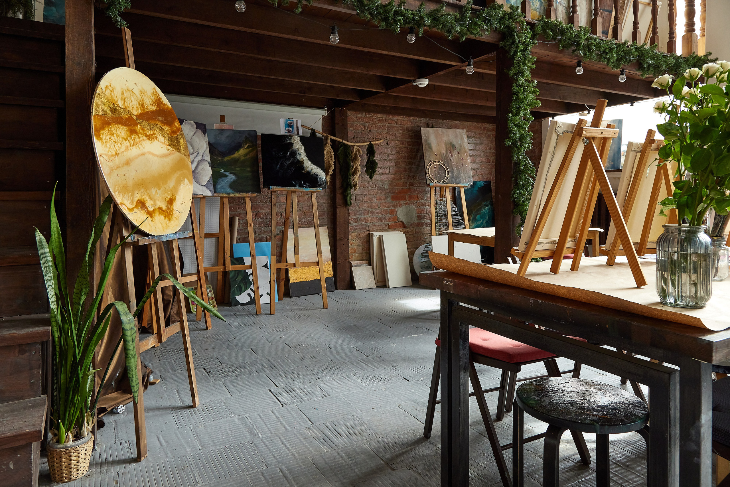 Творческая студия для взрослых Loft room. Фотограф Анастасия Леонтьева Санкт-Петербург