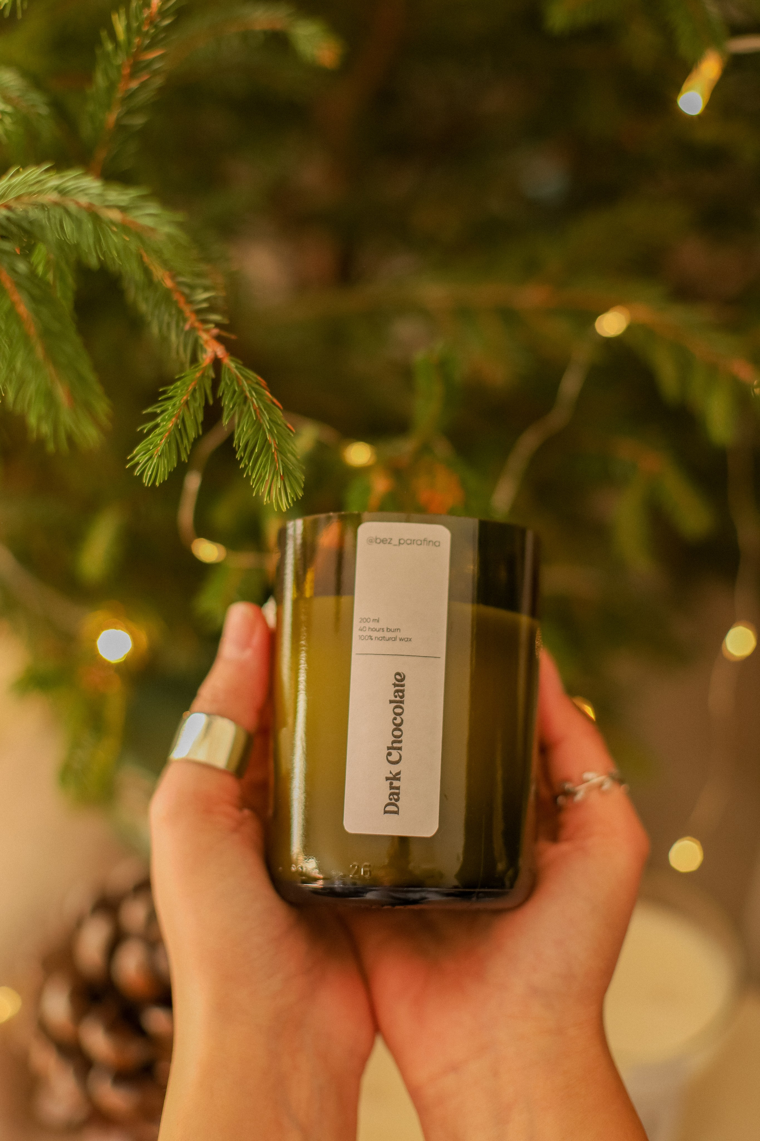 New Year PhotoContent for candles brand. Photographer in Montenegro — professional photoshoots