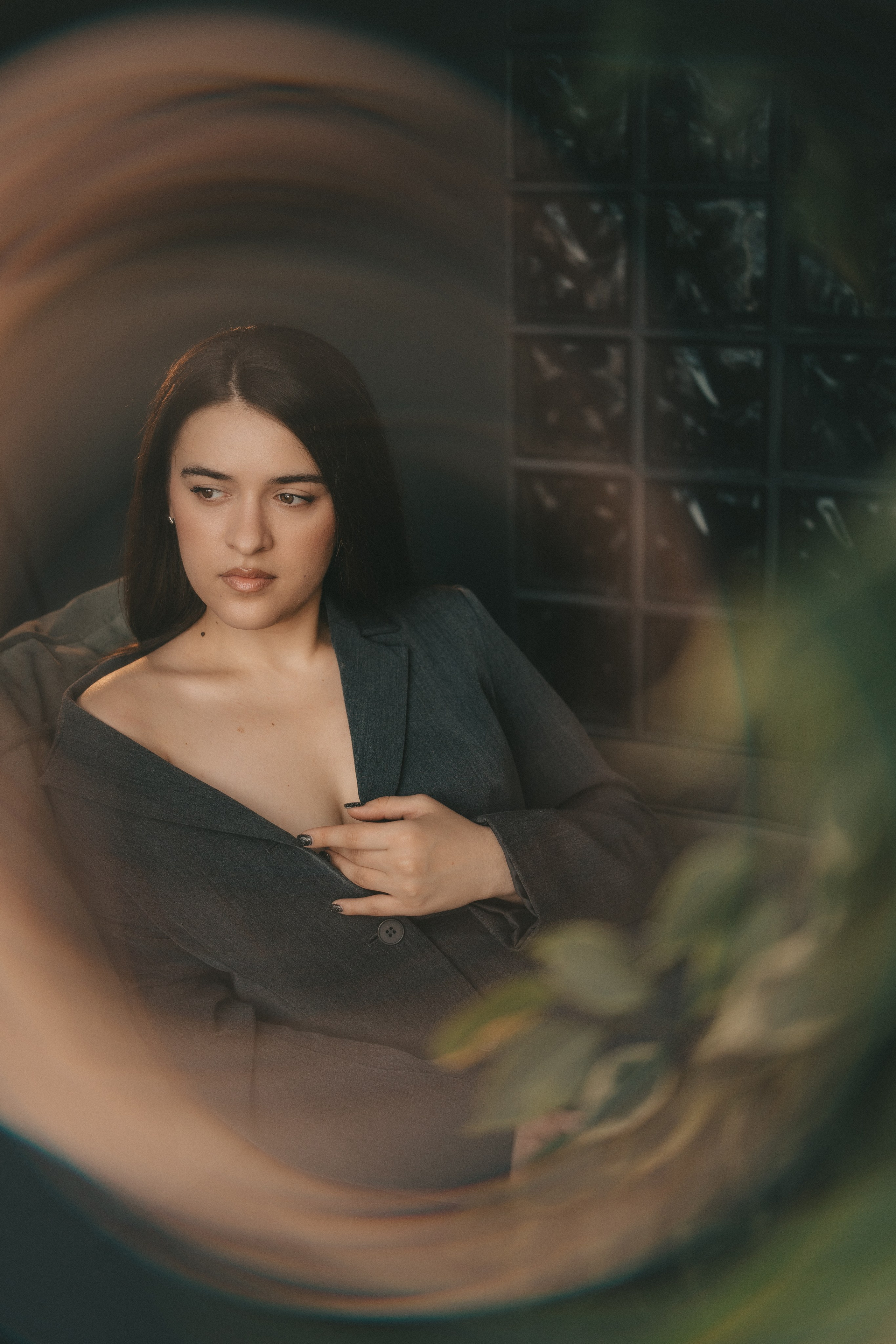 Фильтр Гало на женском портрете