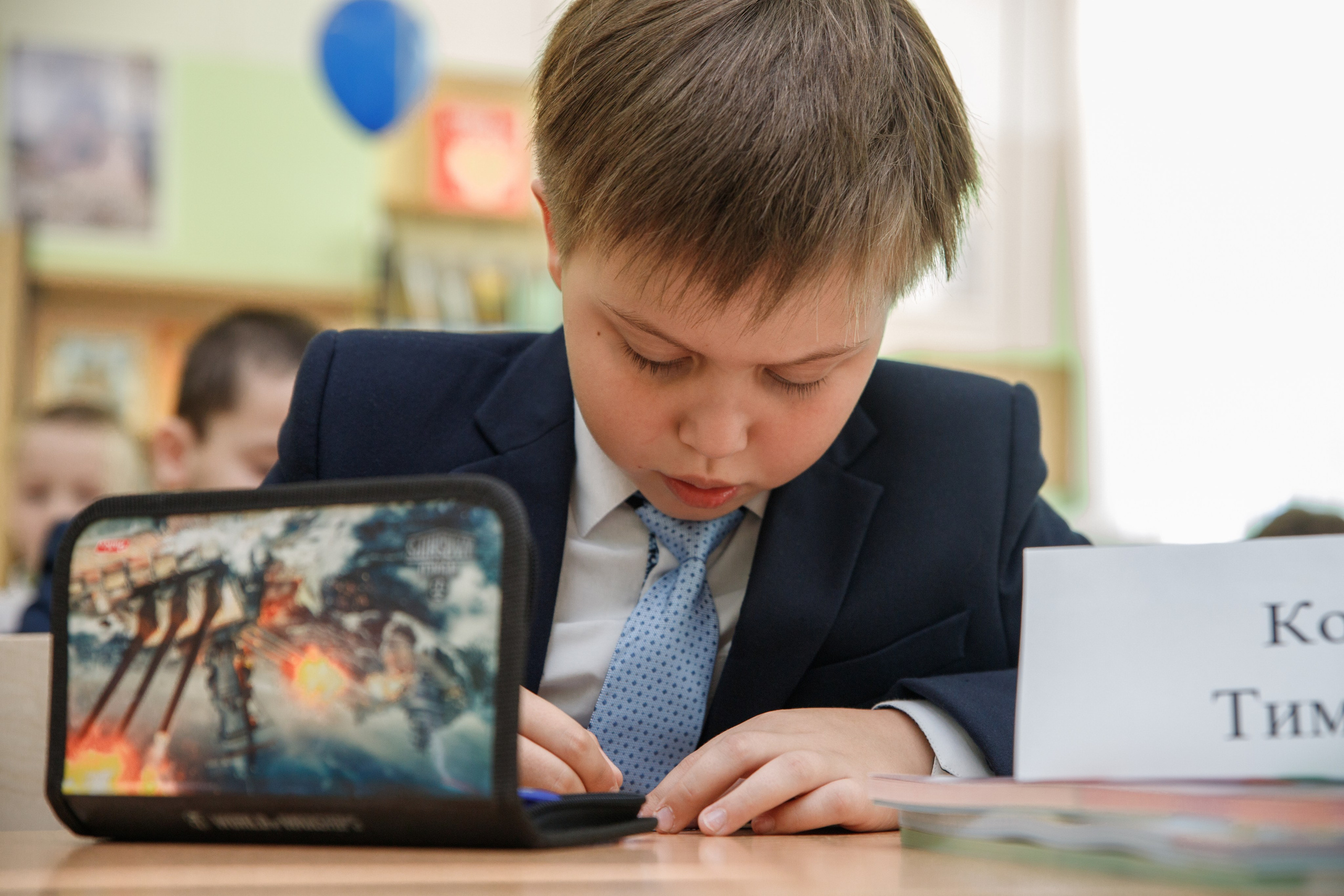 Репортажная съемка первого сентября для первоклассников. Семейный и школьный фотограф в Москве Анна Ткач