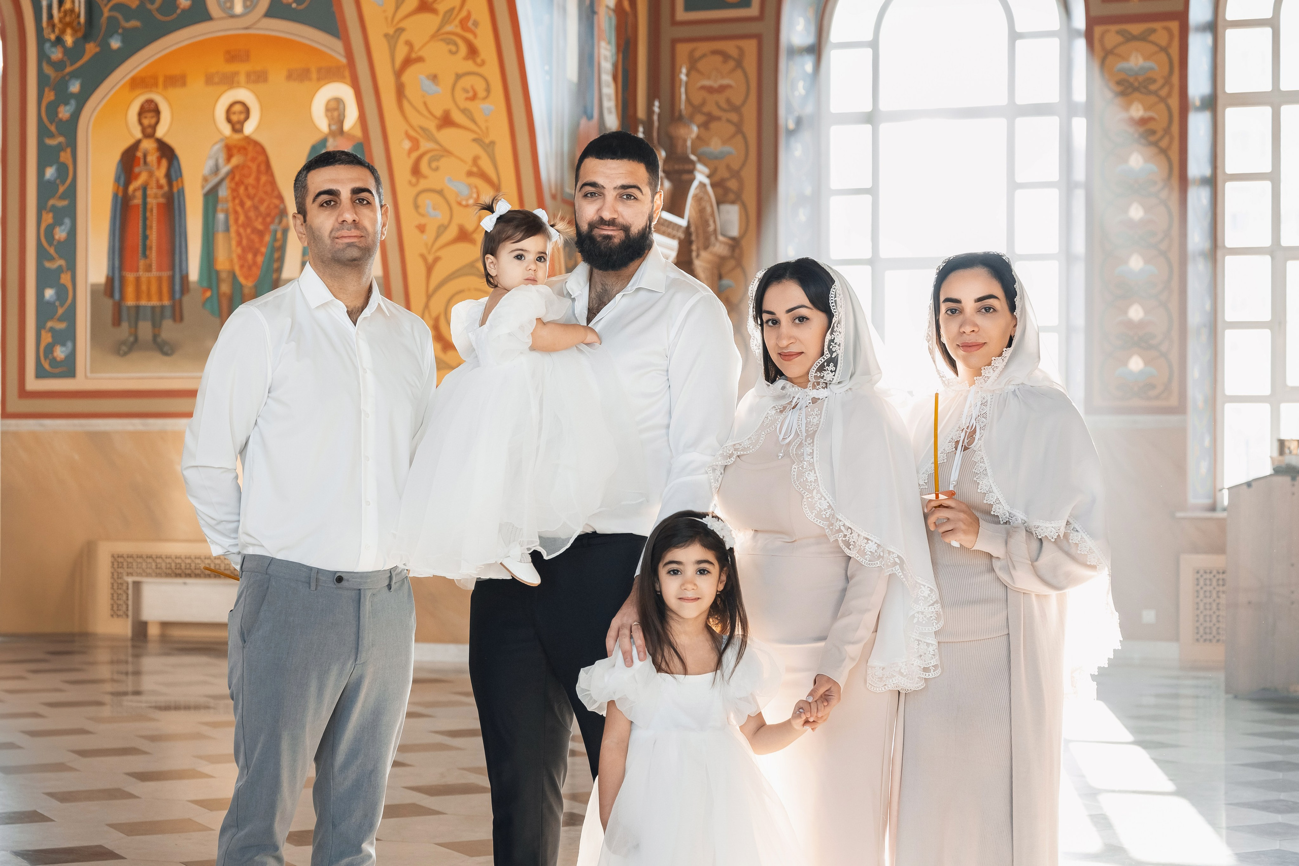 Храм Угрешского. Двойное крещение. Церковный фотограф на Таинство Крещения и Венчания в Оренбурге и Оренбургской области Екатерина Белкина
