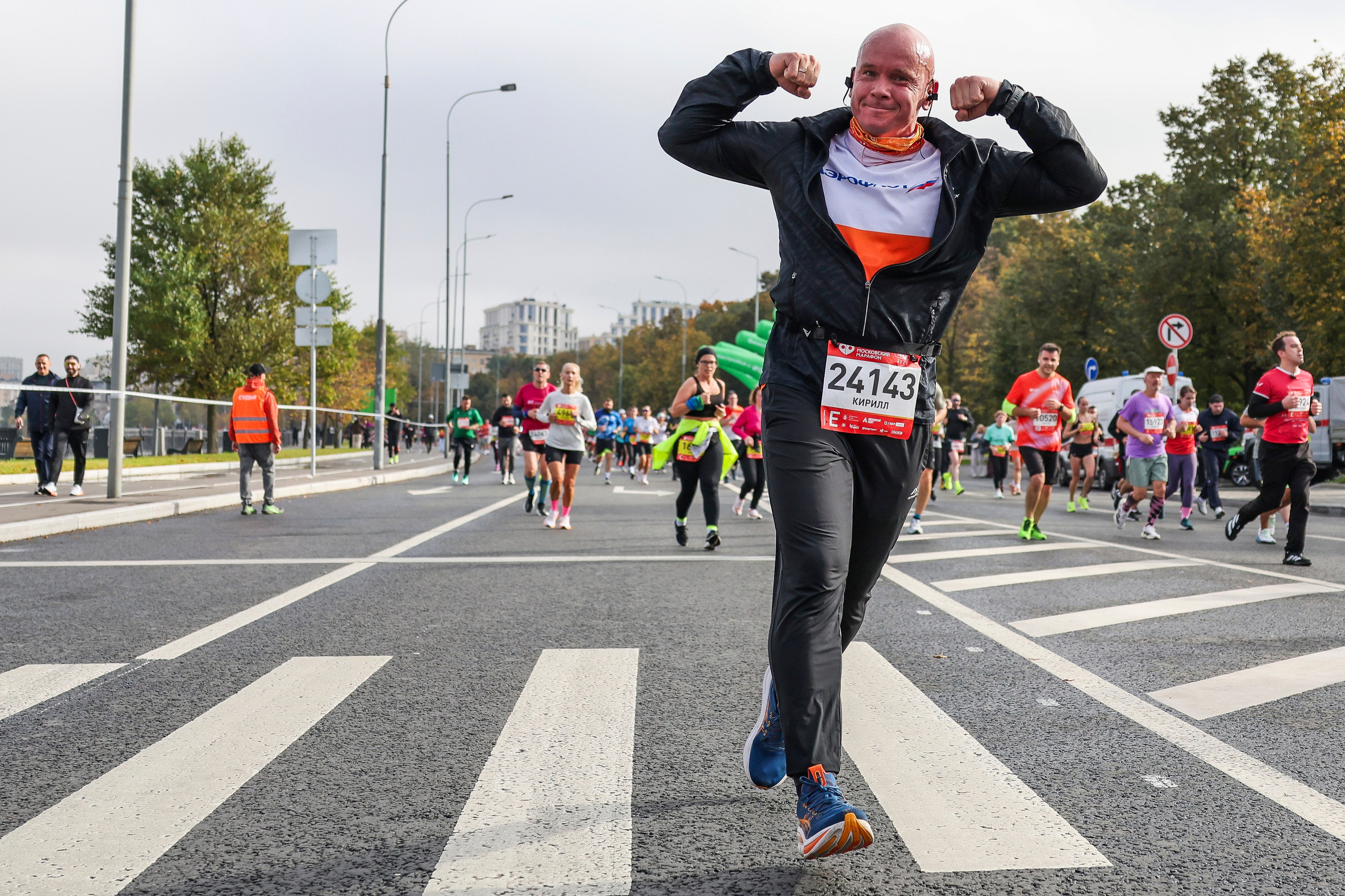 10 км Московский марафон, 26.09.26. Фотограф Сергей Ловкий