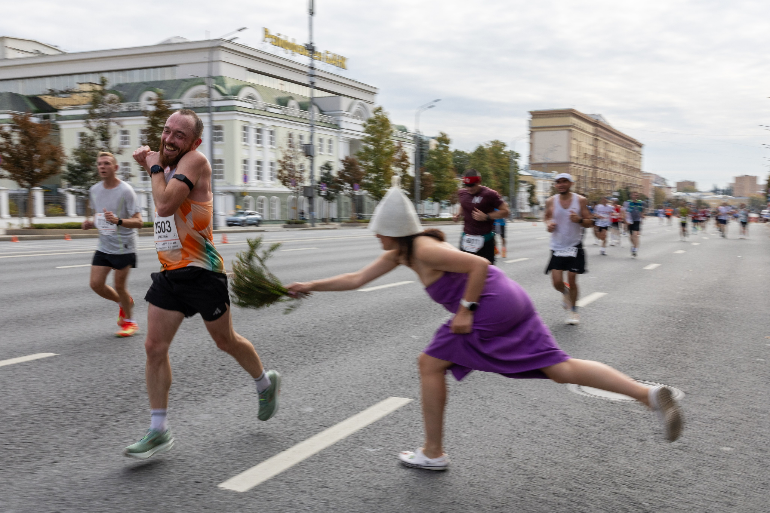 42,2 Московский марафон, 27.09.26. Фотограф Сергей Ловкий