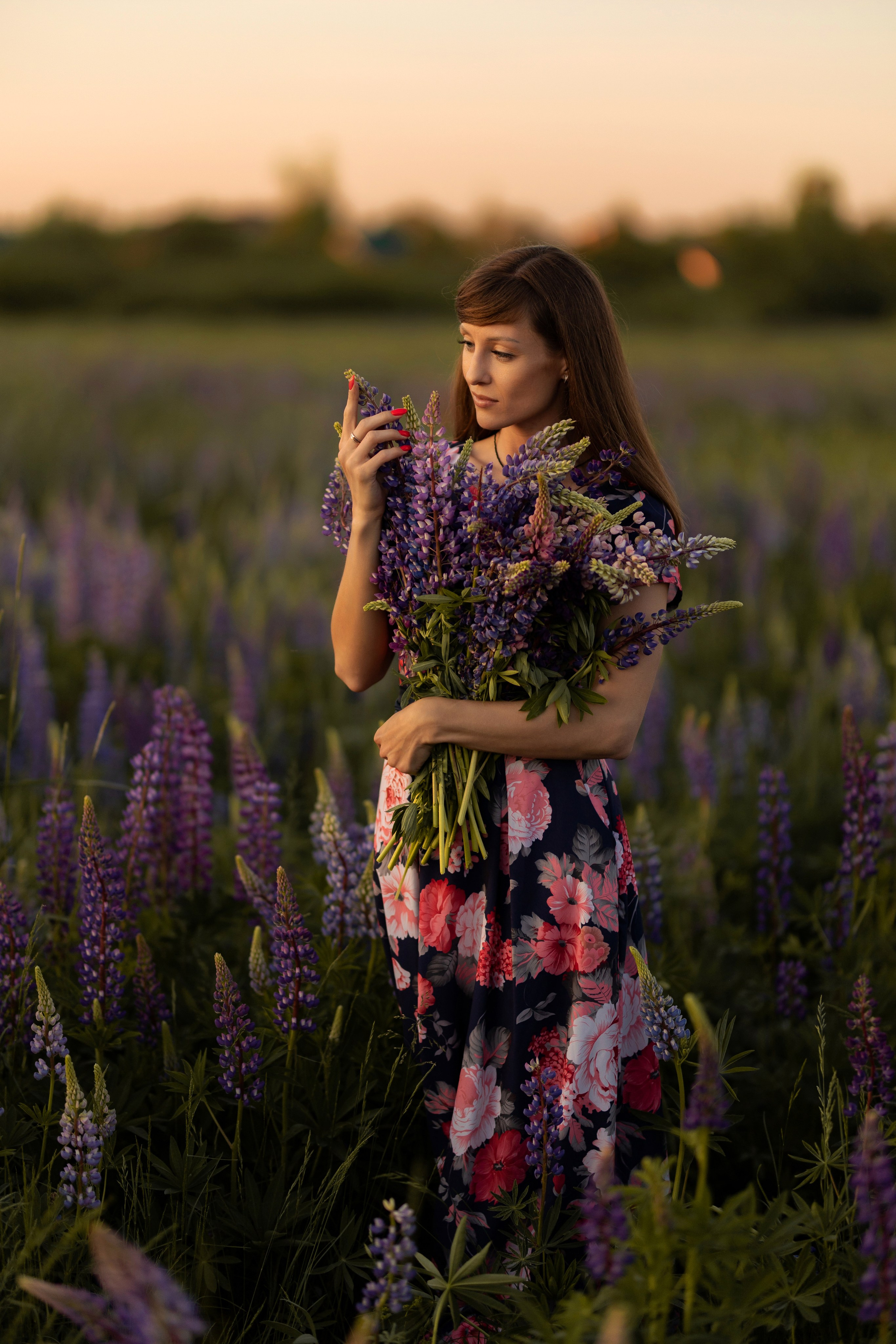 Фотосессия с люпинами. Семейный и свадебный фотограф в Санкт-Петербурге Татьяна Швыкова