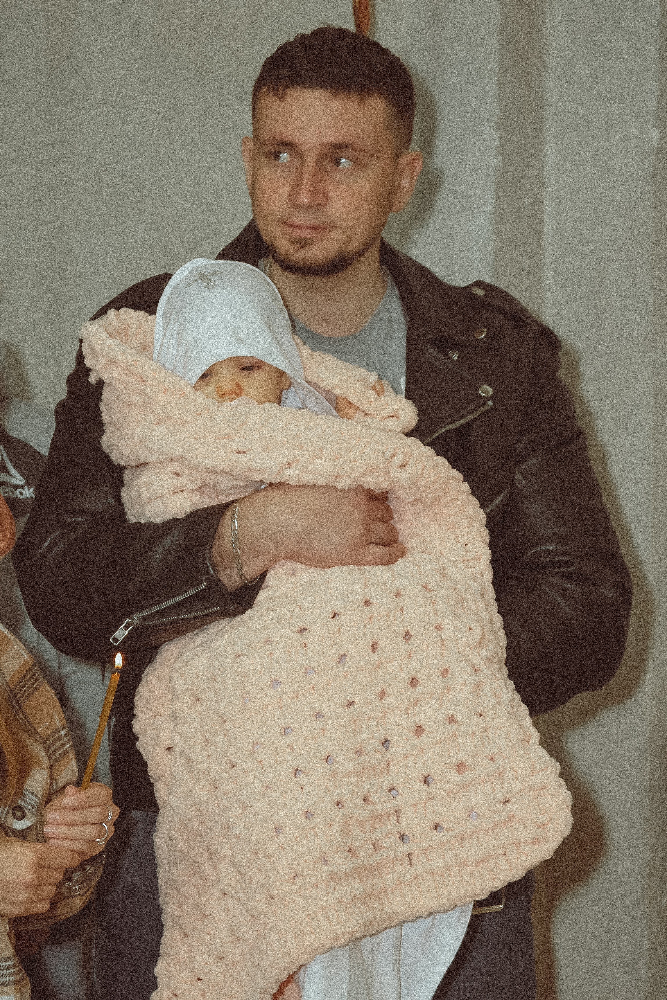 Крещение Ксении в храме Рождества Пресвятой Богородицы д. Щербинино. Фотограф Евгений Егоров