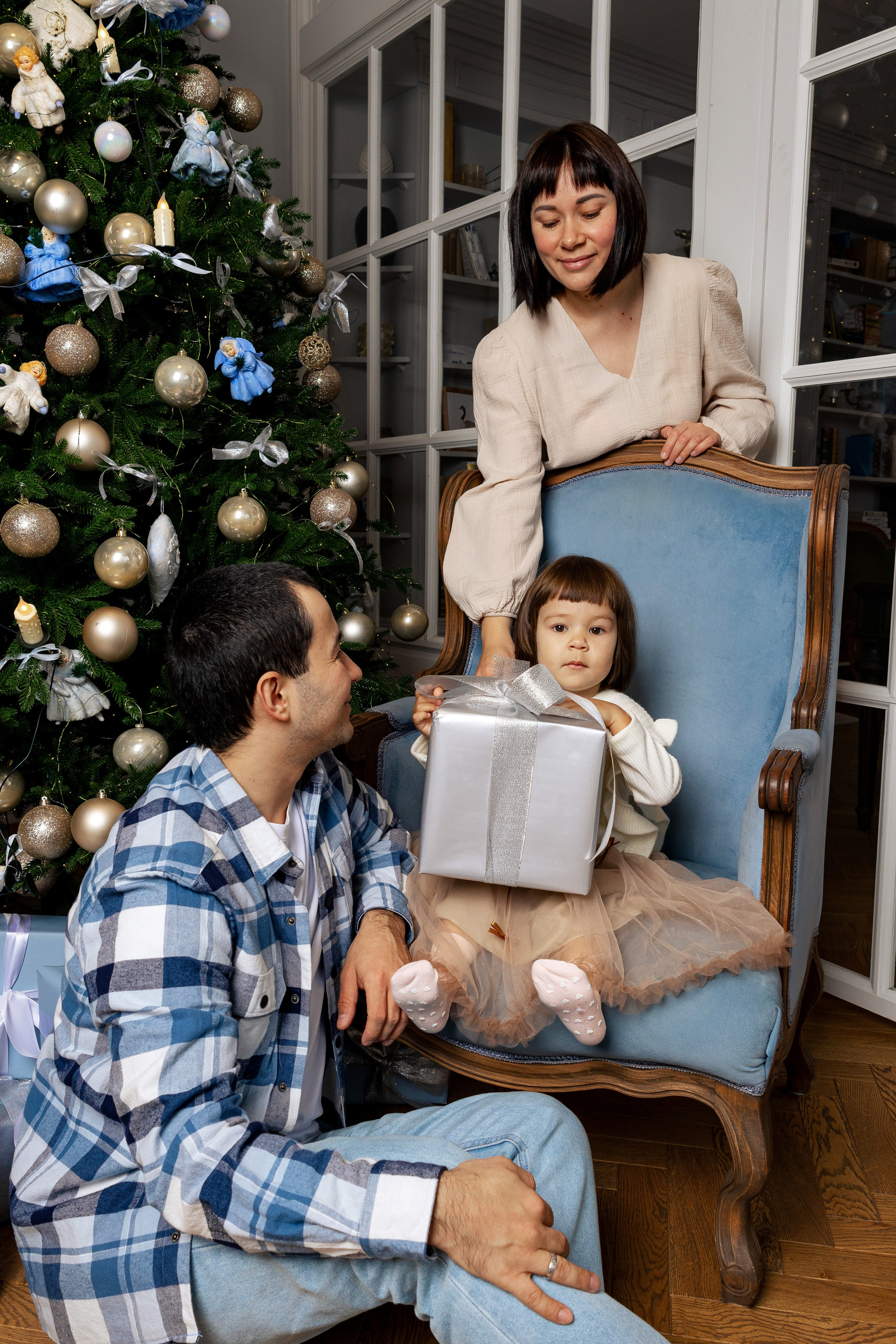 Новогодняя съемка для Альбины. Профессиональный фотограф в Москве Даша Потоцкая