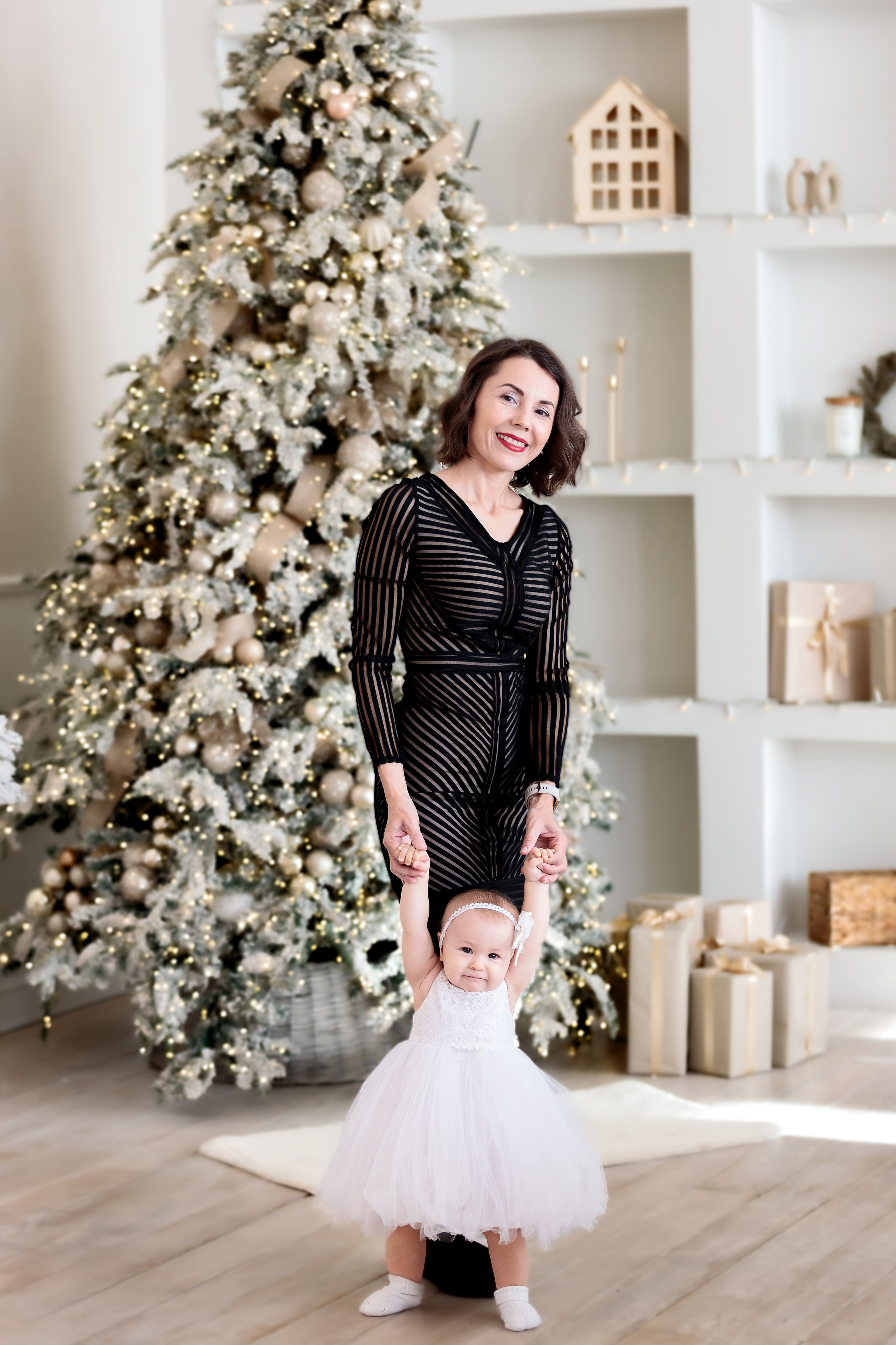 Новогодняя фотосессия (Фотостудия Истории). Семейный Фотограф в Красноярске Крохалев Сергей