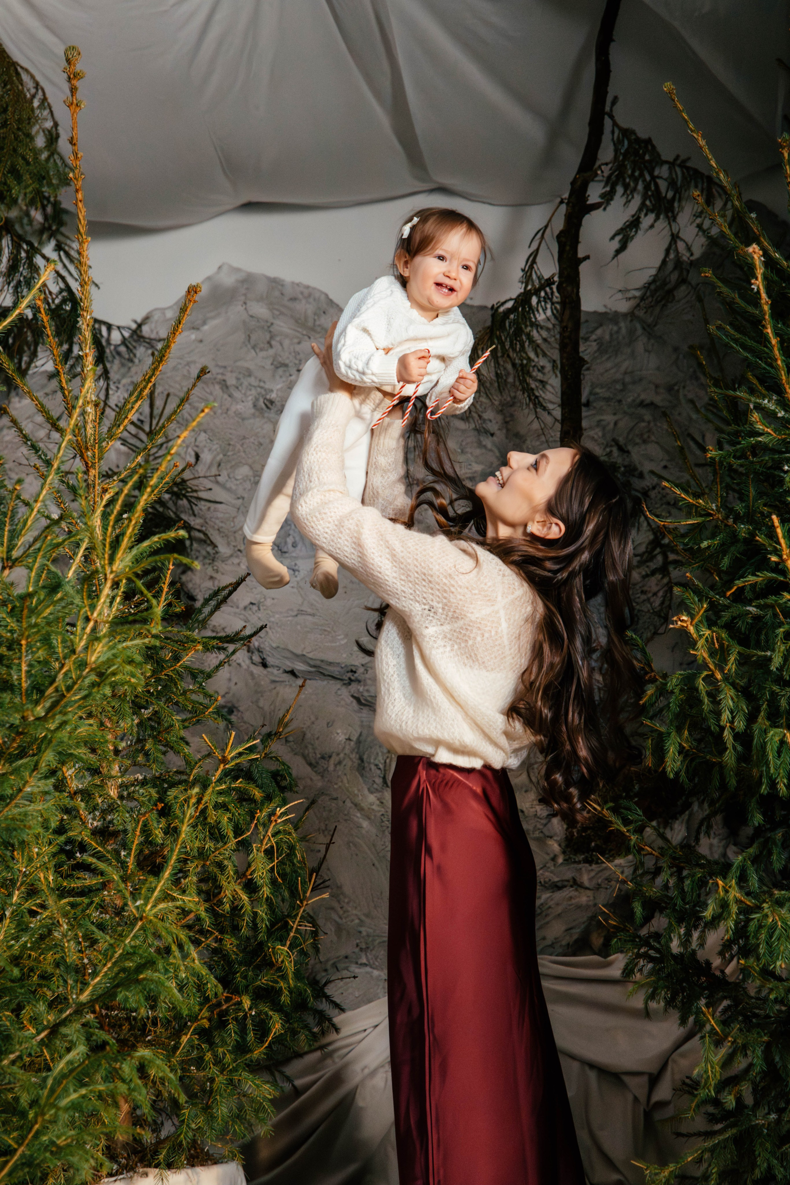 Анастасия и Мира. Студия «Мох». Фотограф Москва Валерия Веденина