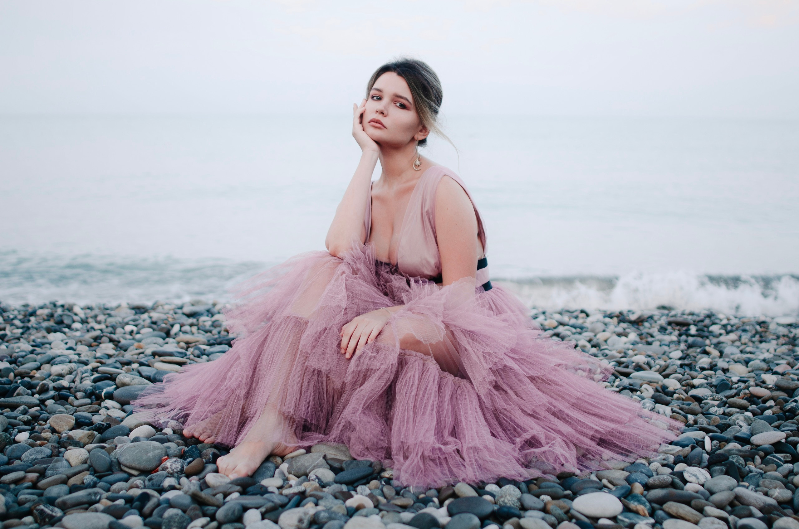 На берегу моря. Свадебный и портретный фотограф в Калуге Mary Lia