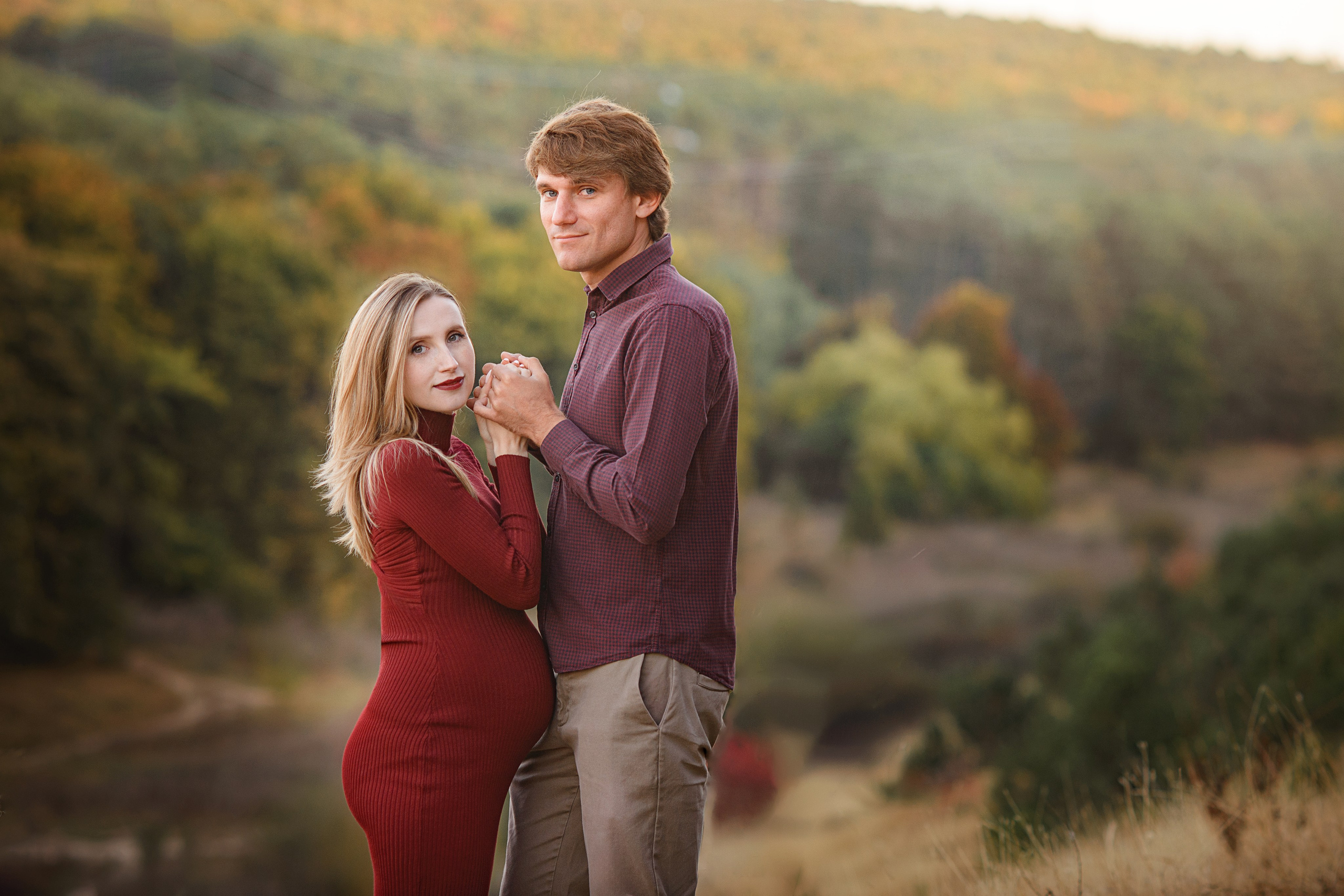 Прогулочная осенняя фотосессия «В ожидании» для Сергея и Татьяны. Фотограф Симферополь Крым Ольга Топоривская