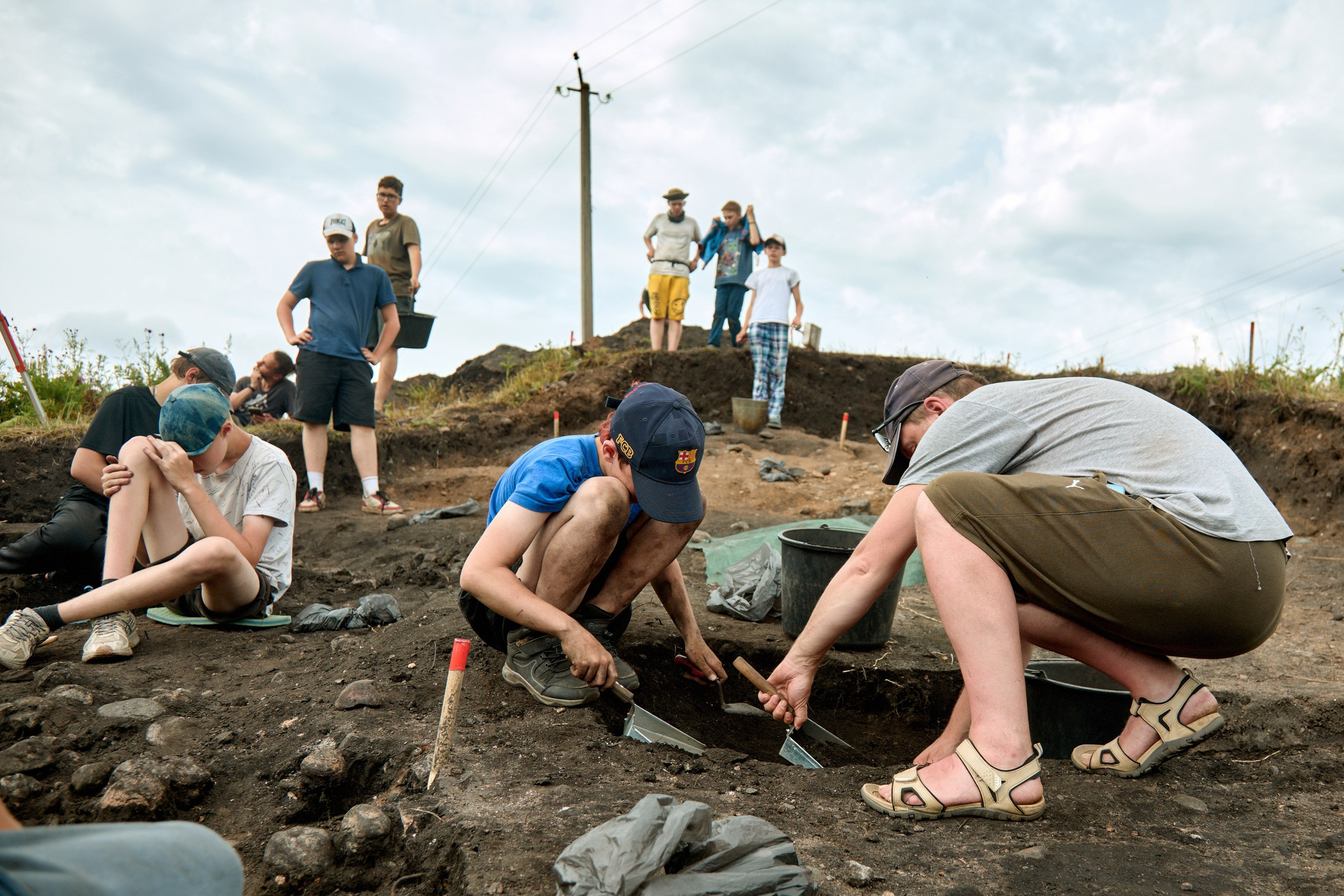 Летняя археологическая школа. Семейный Lifestyle фотограф в Санкт-Петербурге Марина Бокшицкая