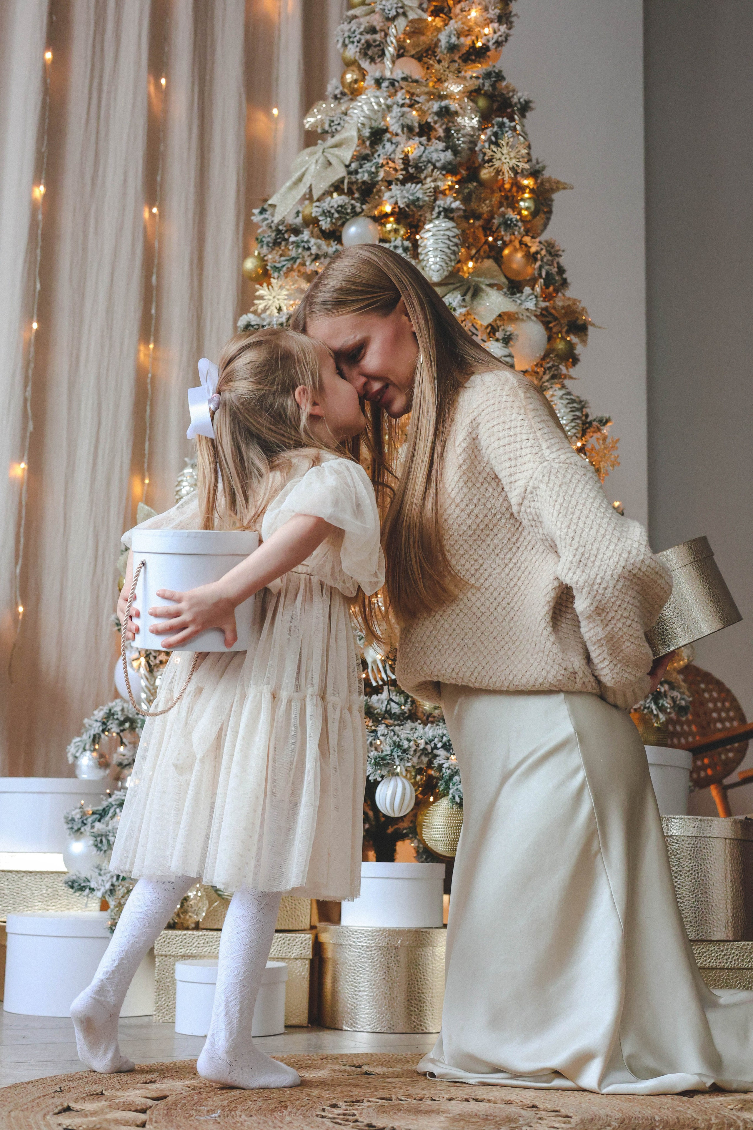 Новогодняя история «Кира и ее семья». Фотограф в Москве Анастасия Калинина