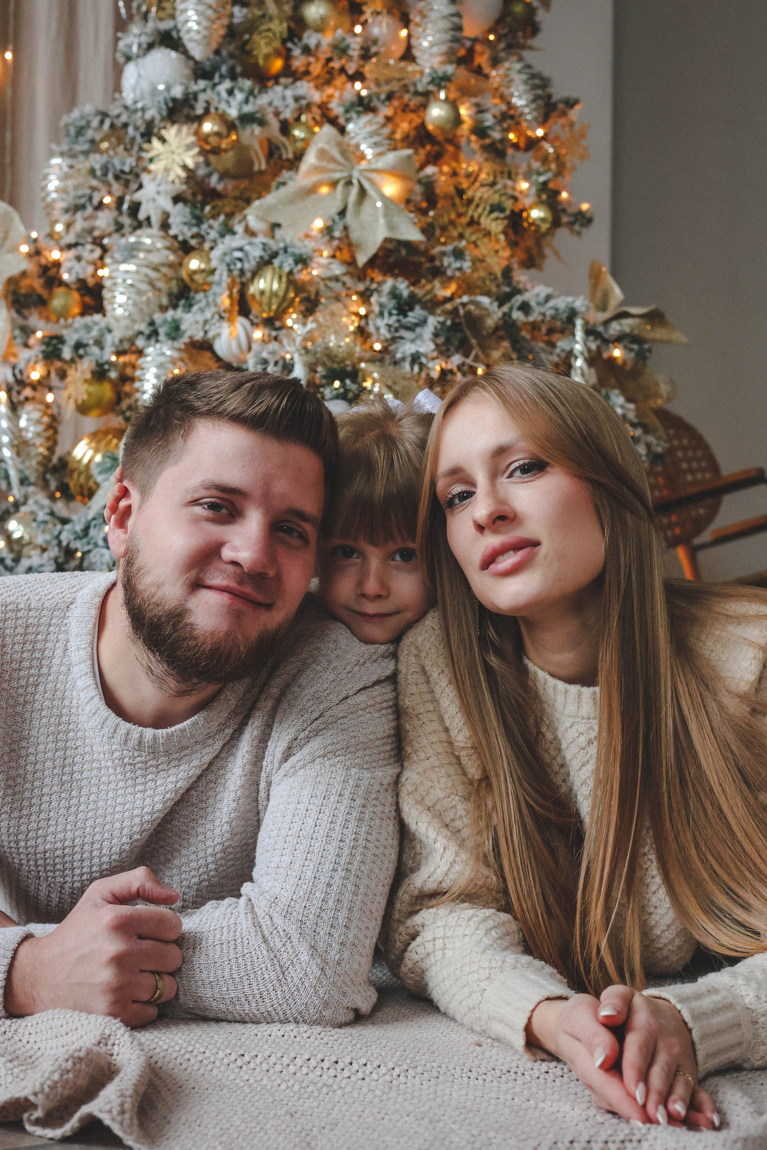 Новогодняя история «Кира и ее семья». Фотограф в Москве Анастасия Калинина