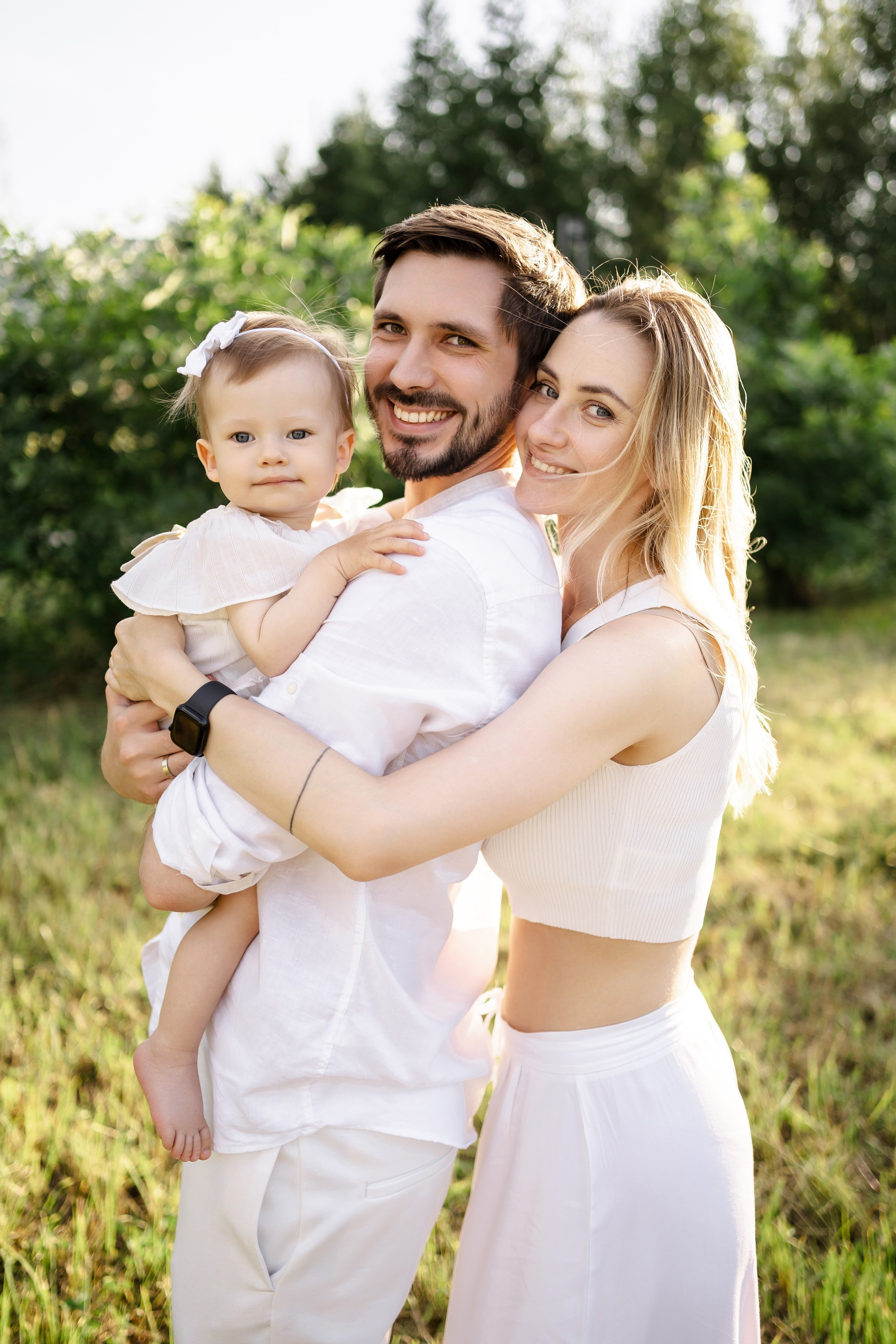 Олеся, Денис и Даниэла. Свадебный фотограф в Москве Яна Деньгина
