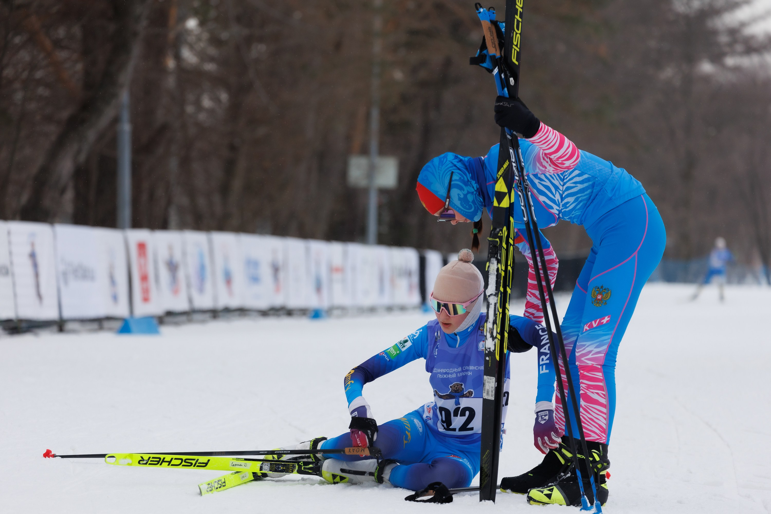 XXVII Сахалинский лыжный марафон. Фотограф Анастасия Зубкова