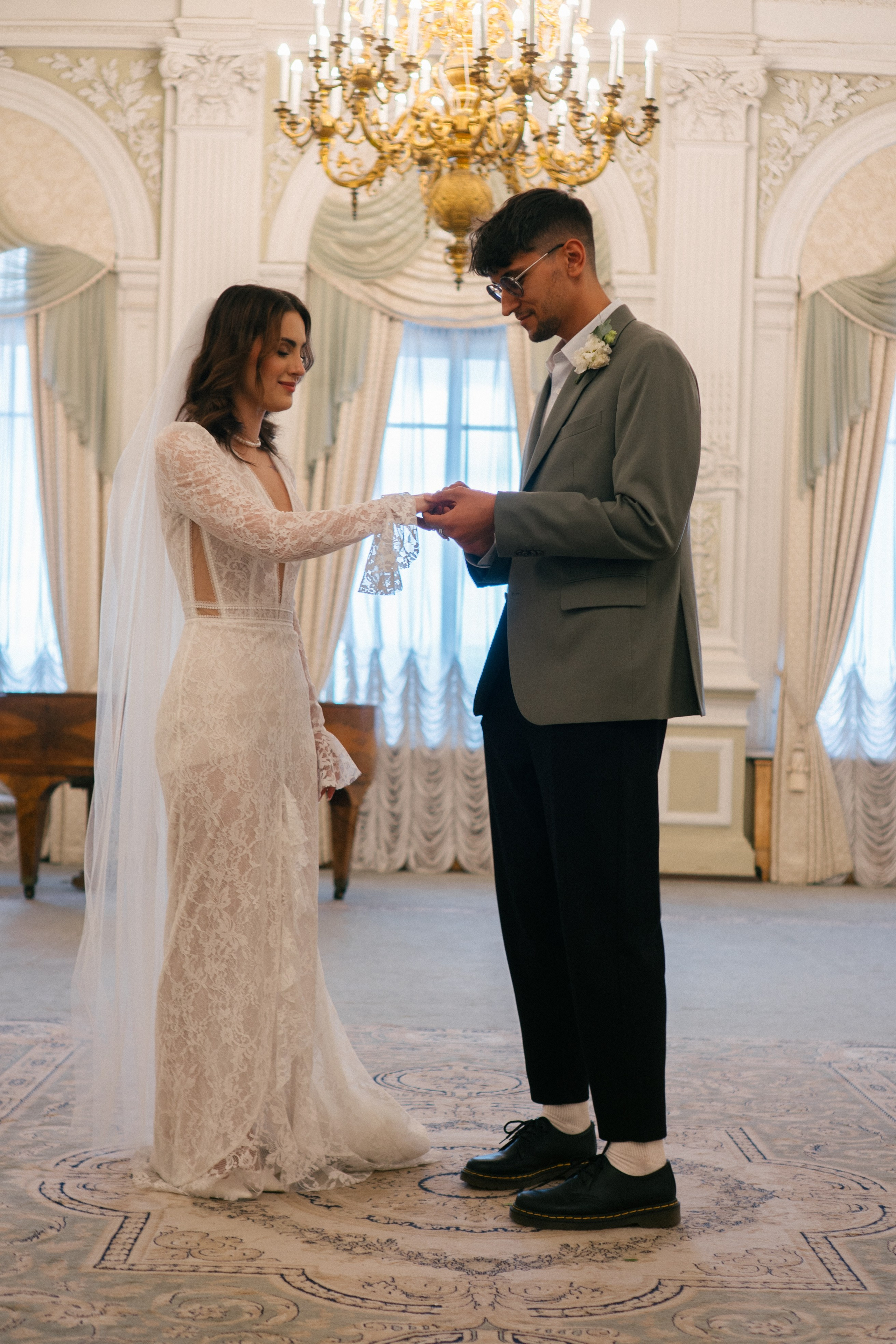 СВАДЕБНАЯ СЬЕМКА В ПЕРВОМ ДВОРЦЕ БРАКОСОЧЕТАНИЯ. Профессиональный фотограф, Санкт-Петербург — Виктория Богомолова