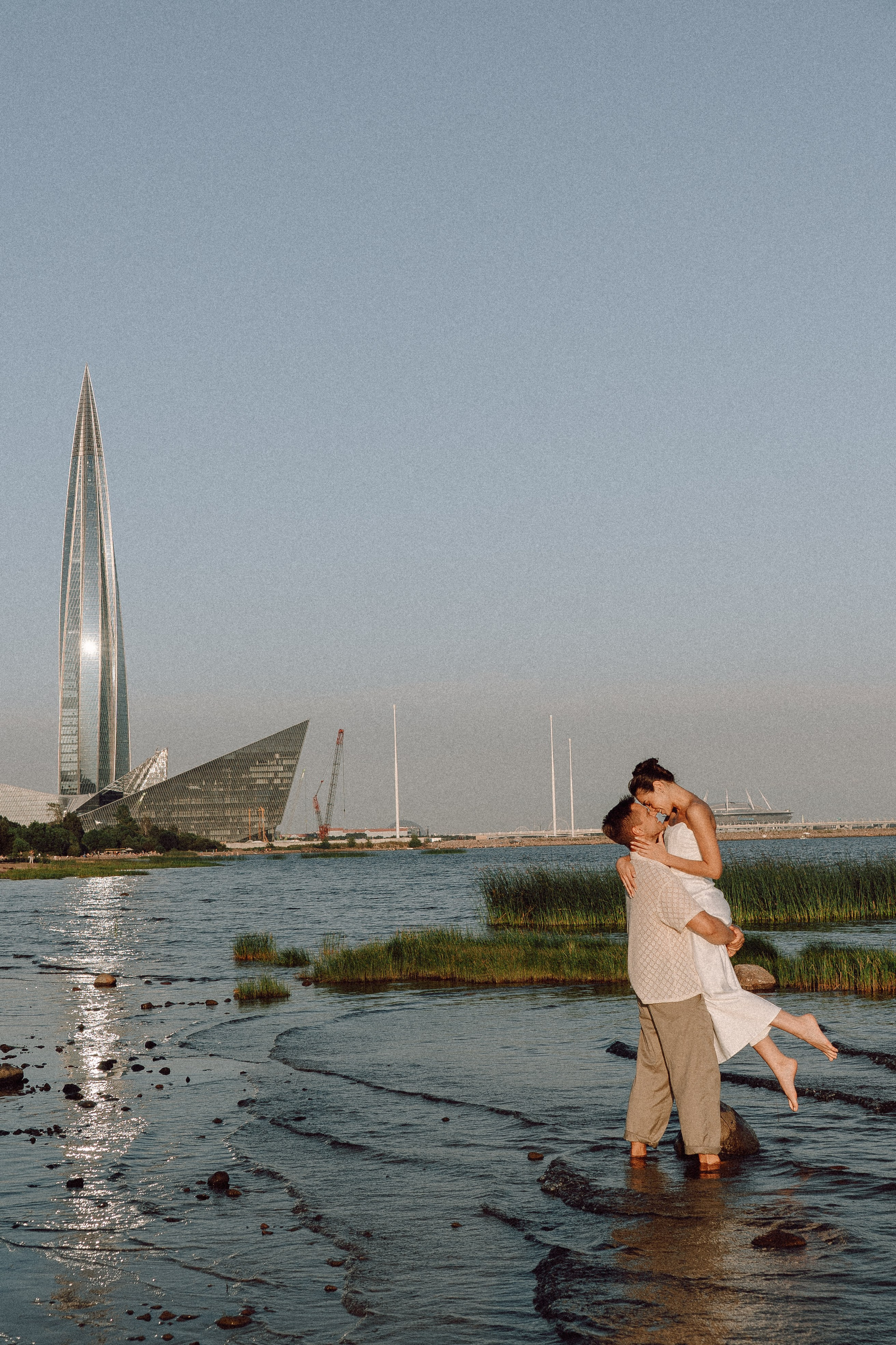 СВАДЕБНАЯ ФОТОСЕССИЯ ВЫЕЗДНОЙ ЦЕРЕМОНИИ (ФИНСКИЙ ЗАЛИВ). Профессиональный фотограф, Санкт-Петербург — Виктория Богомолова