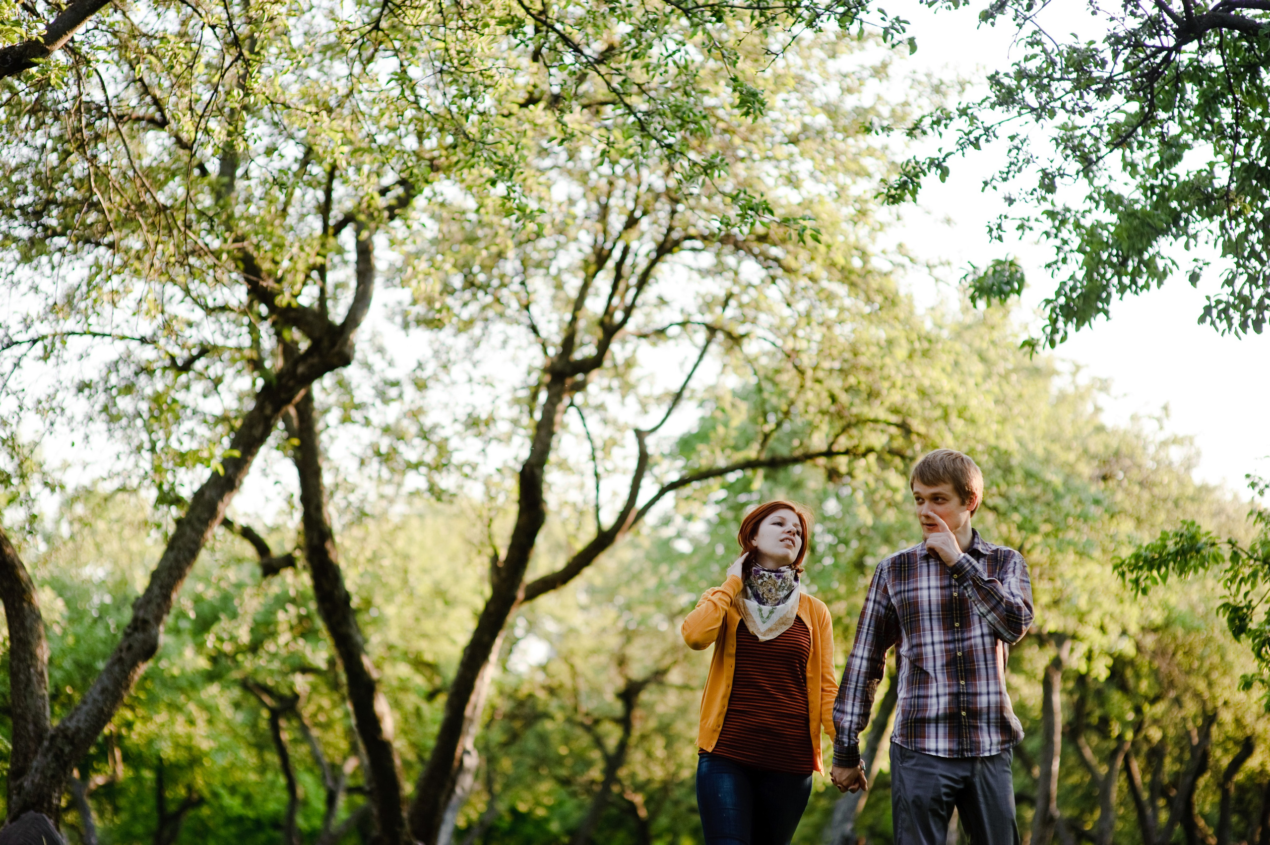 Мария и Александр. Прогулка, Москва. Семейный фотограф Анна Дубовская