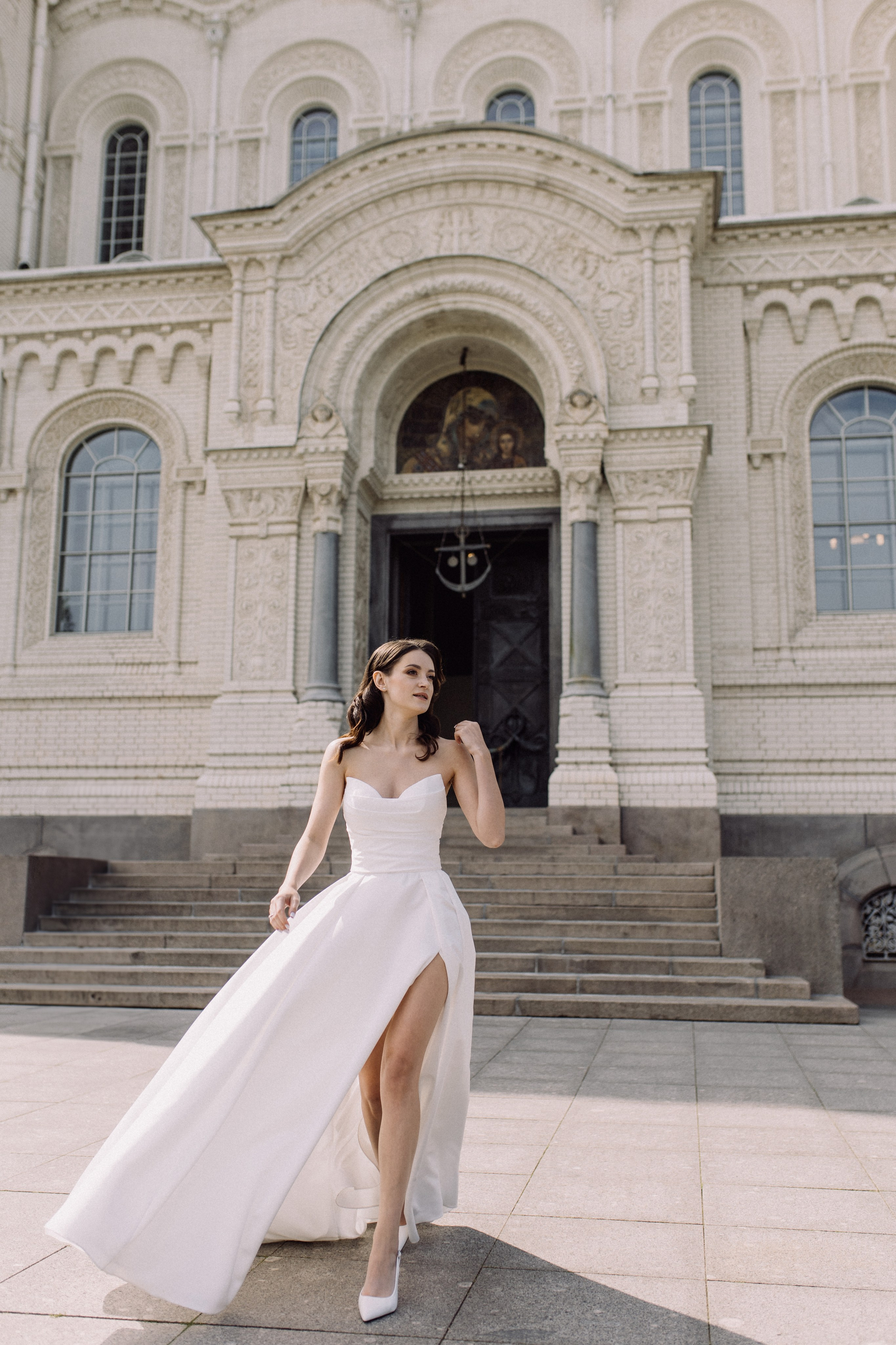 Прогулки во время свадебного банкета. Happiness is in the moments