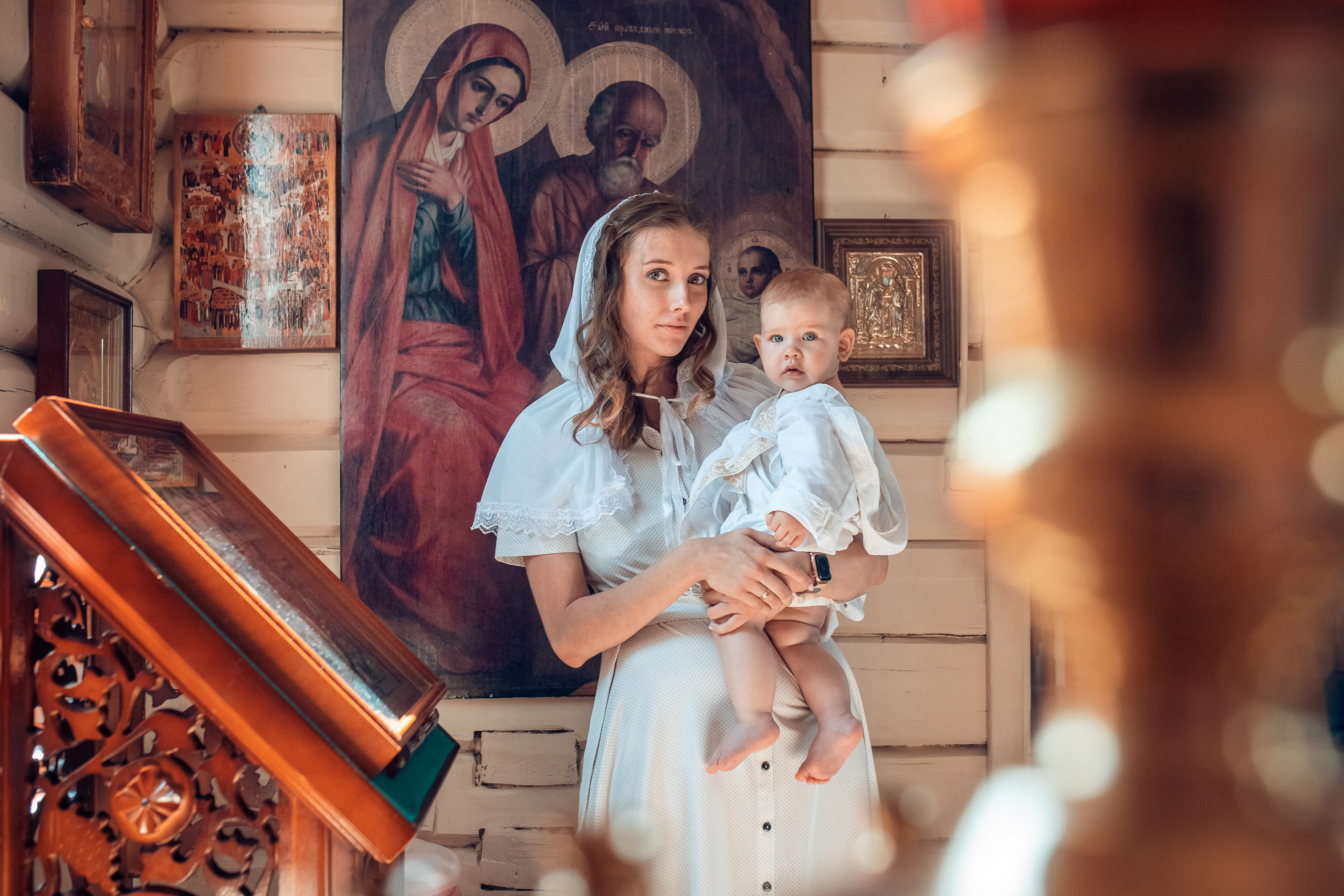 Церковь Тихвинской иконы Божией Матери п. Березовая Пойма. Екатерина Крапивина фотограф церковных Таинств в Нижний Новгороде