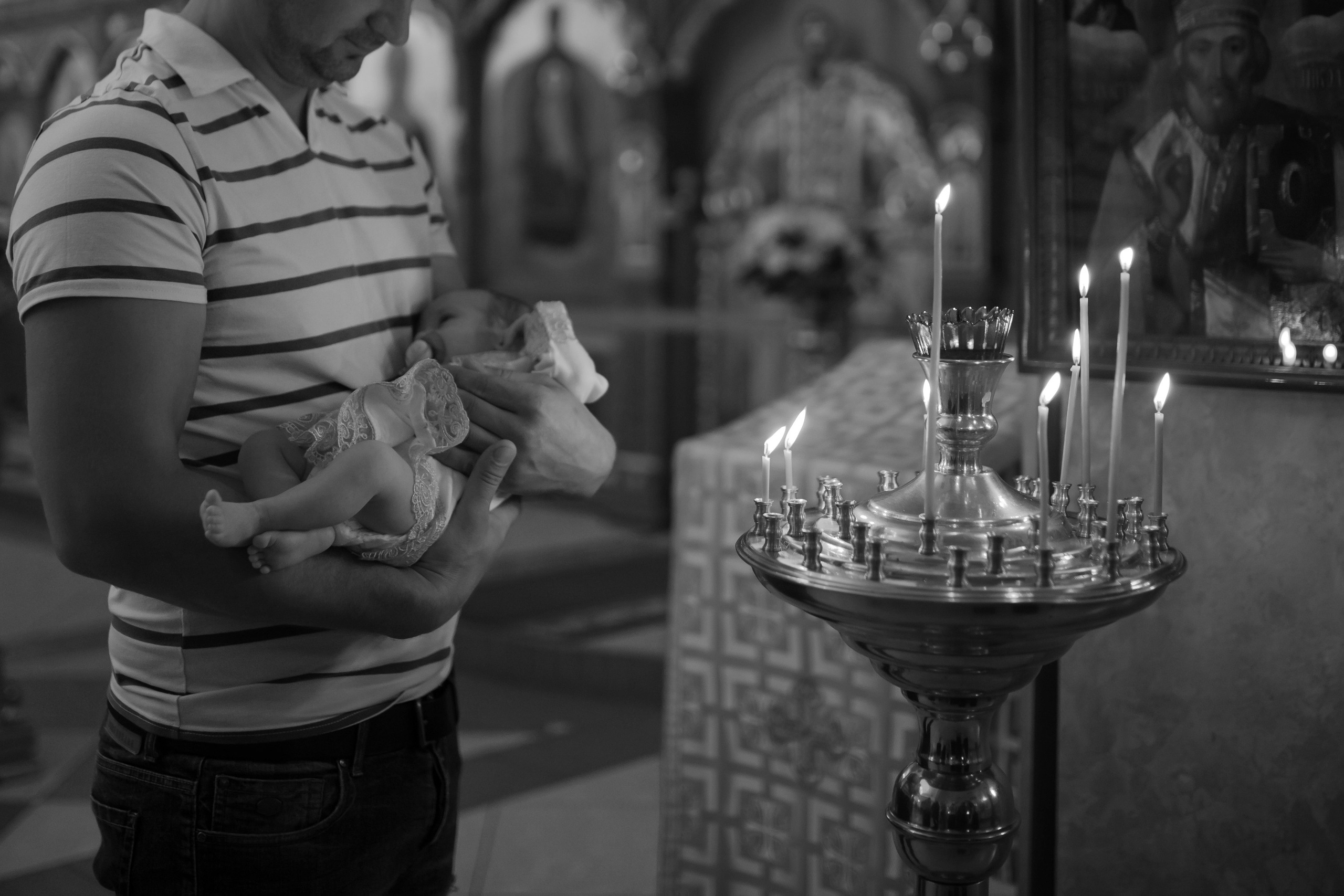 Крещение Анастасии. Семейный и детский фотограф в Москве Дорогова Екатерина