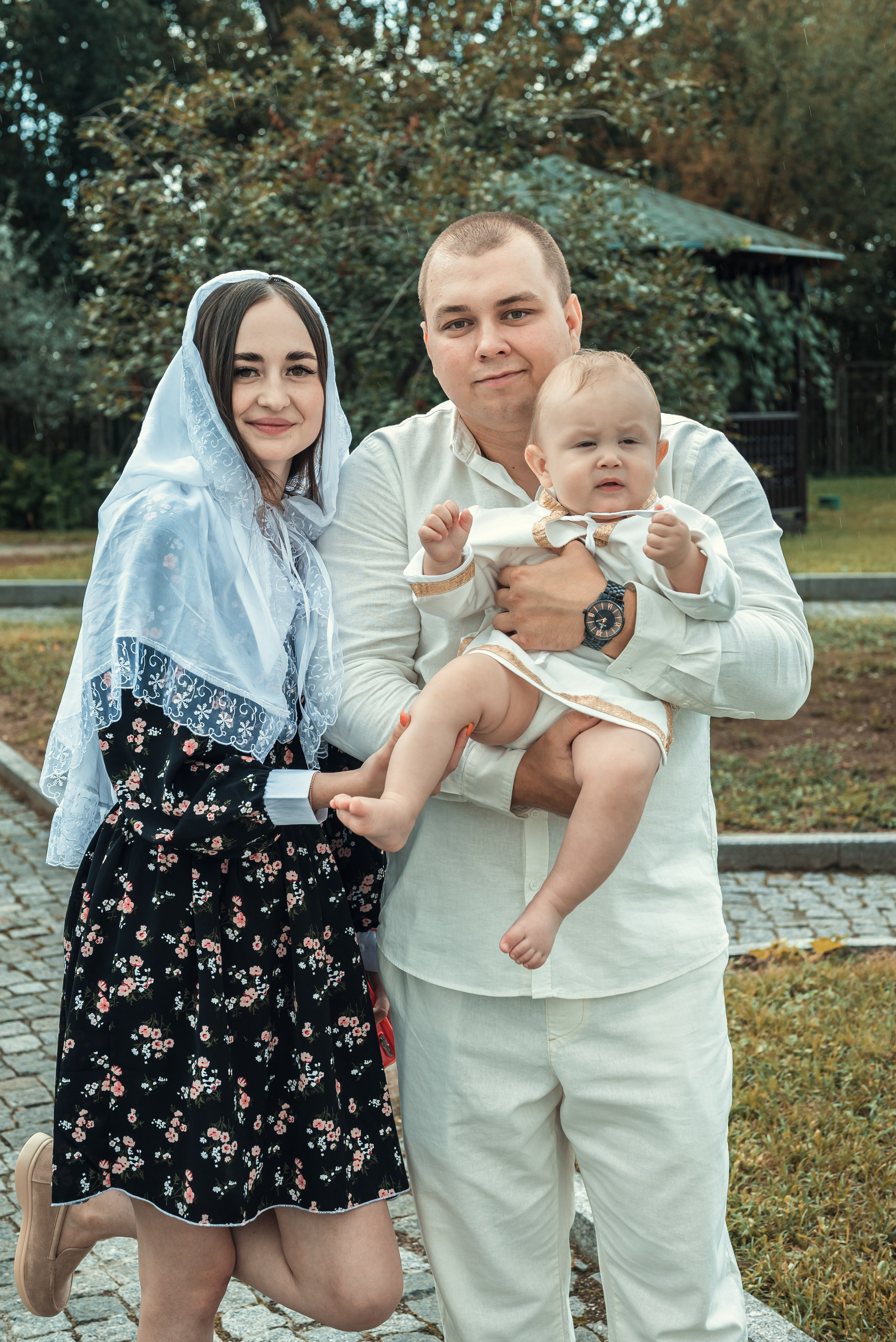 Крещение Александра. Семейный и детский фотограф Москва