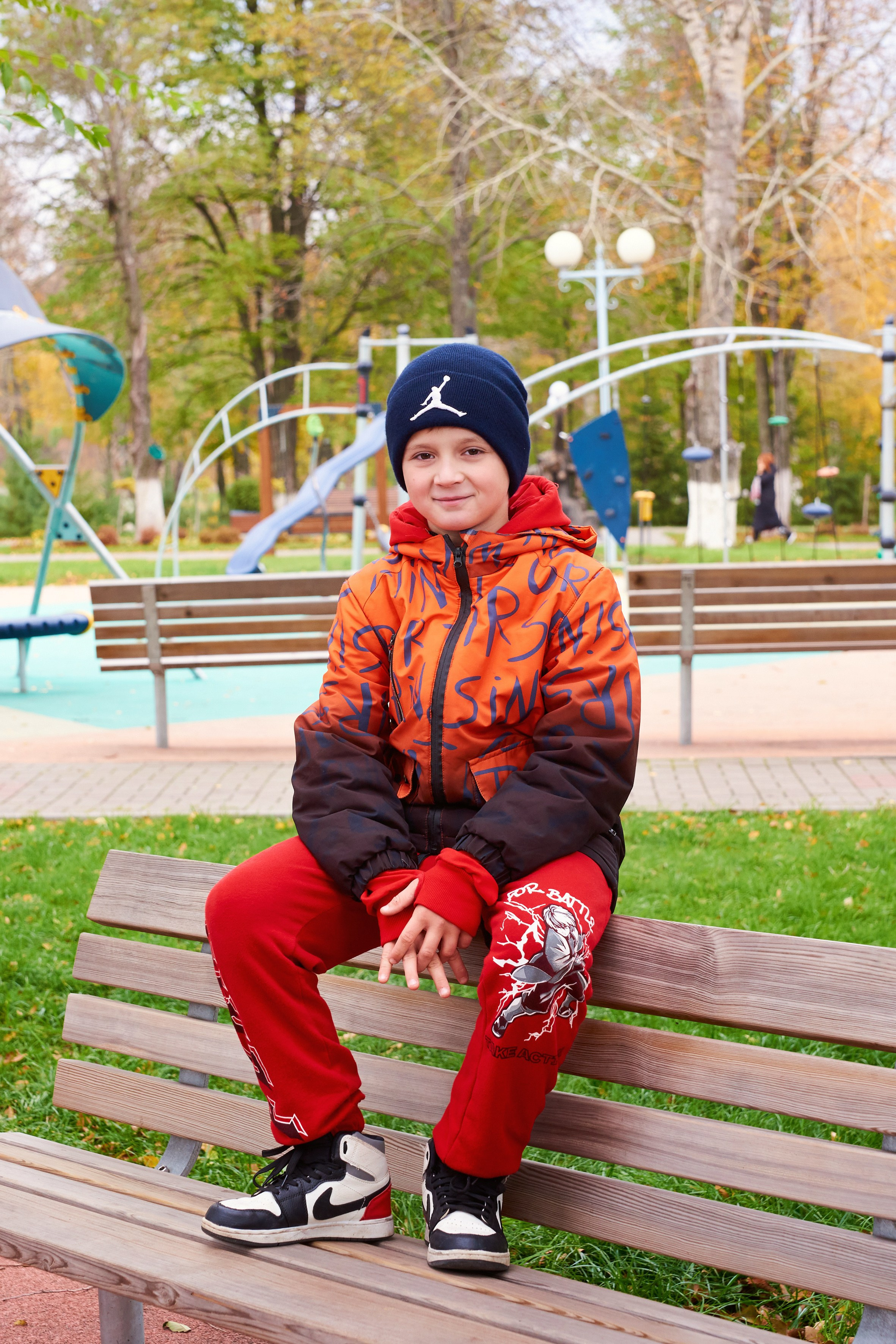 Съёмка в парке осенью. 4 класс. Childrenfoto.ru