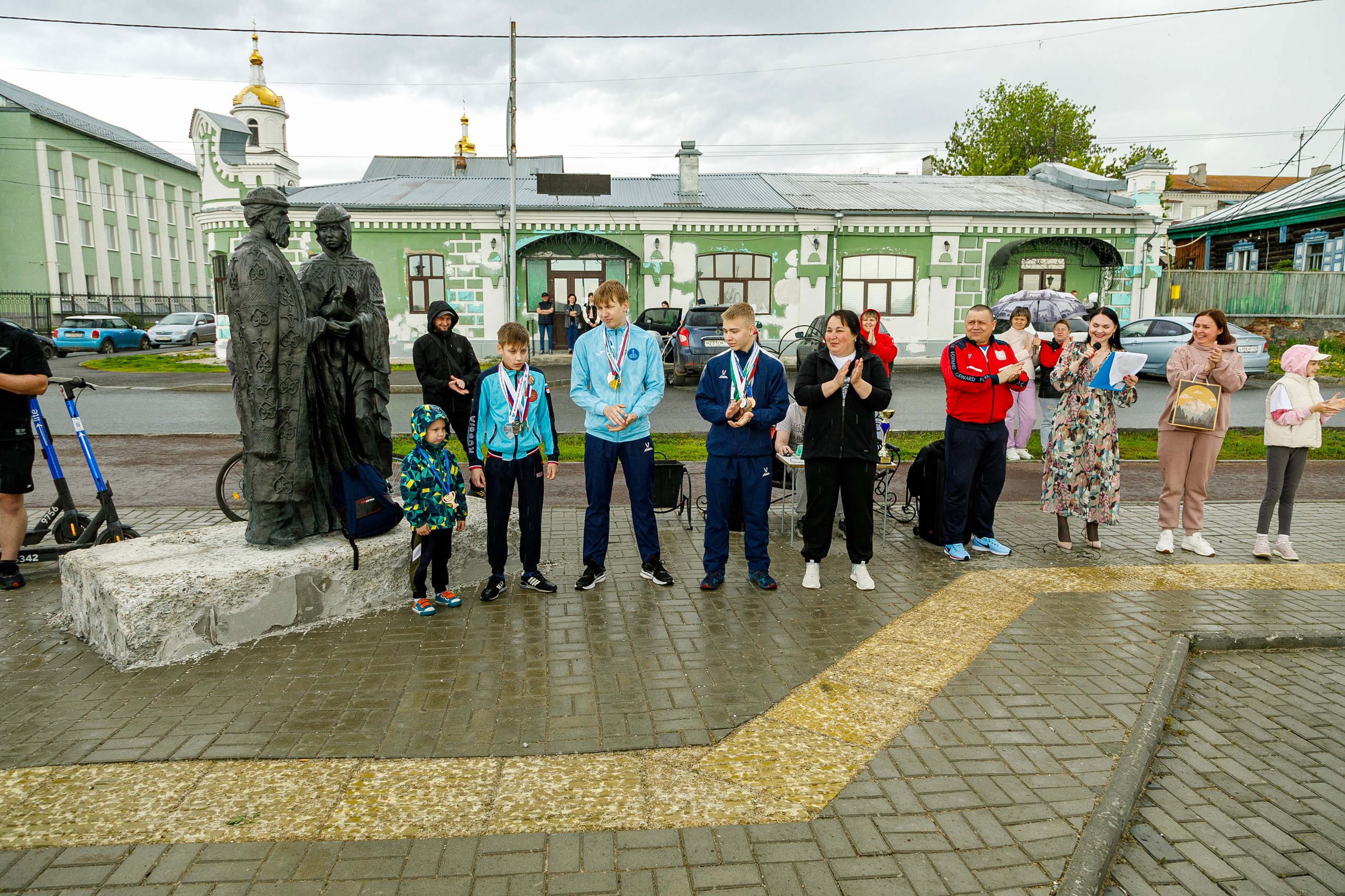 «СпортЛето» и «Зарядка с чемпионом» — семья Сармачевых 😋. Фотограф Андрей Гузеев
