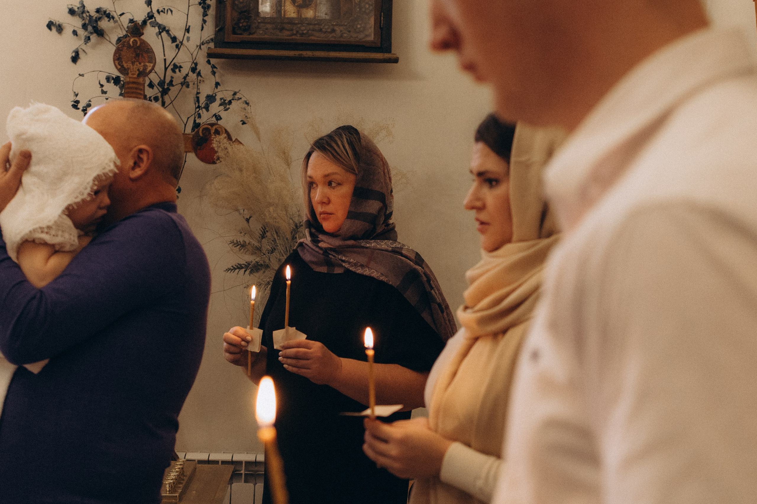 Крещение Надежды. Семейный фотограф Москва Наталия Осьмакова