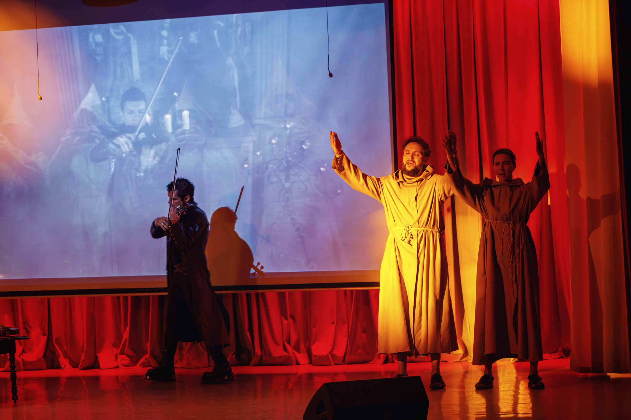 Мюзикл. Скрипка Паганини. Бэкстейдж. Фотограф портретист в Троицке и Москве Иван Парусиди