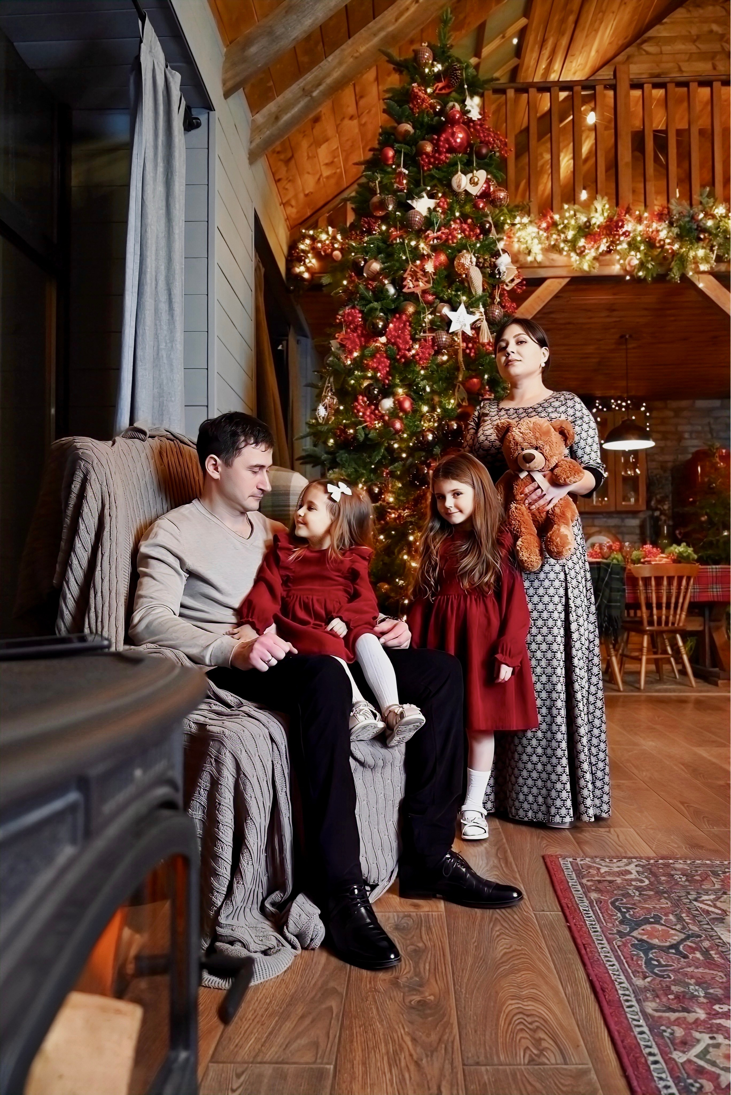 Дарья с семьей в Шале. Семейный и детский фотограф Москва