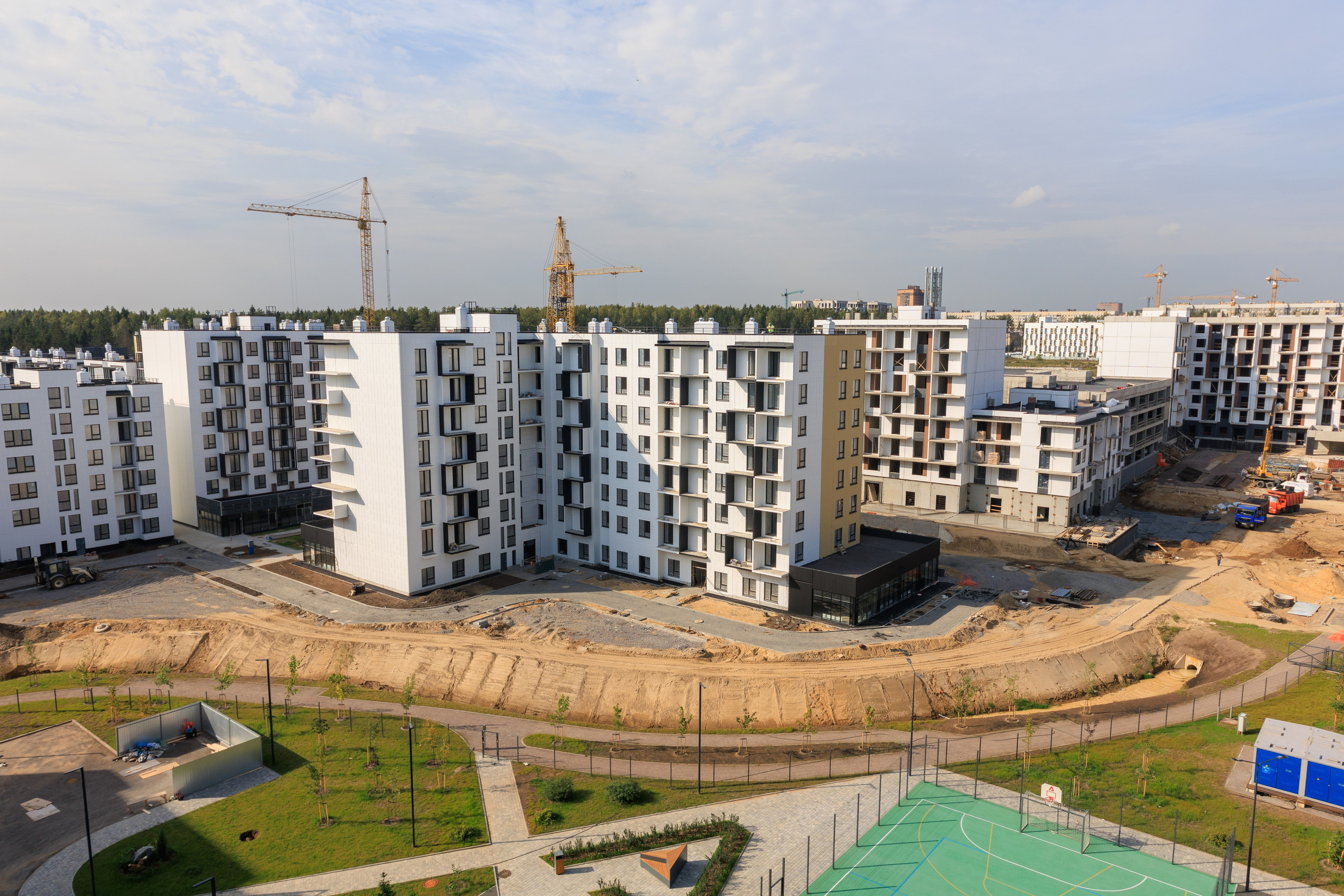 Архитектурная и репортажная фотосъёмка для застройщика