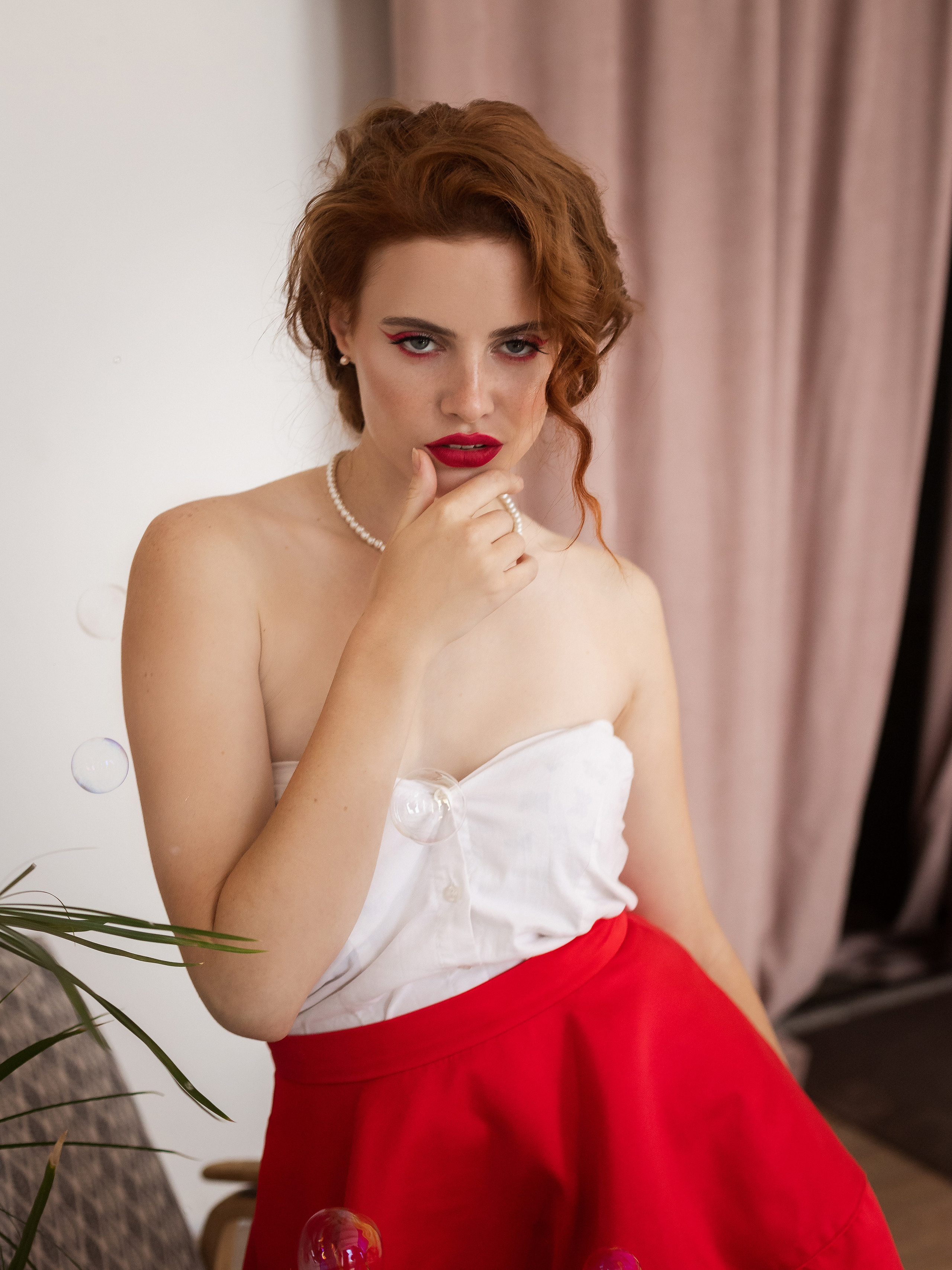 В стиле Пин-ап с Настей. Портретный фотограф в Калининграде Алеся Раух