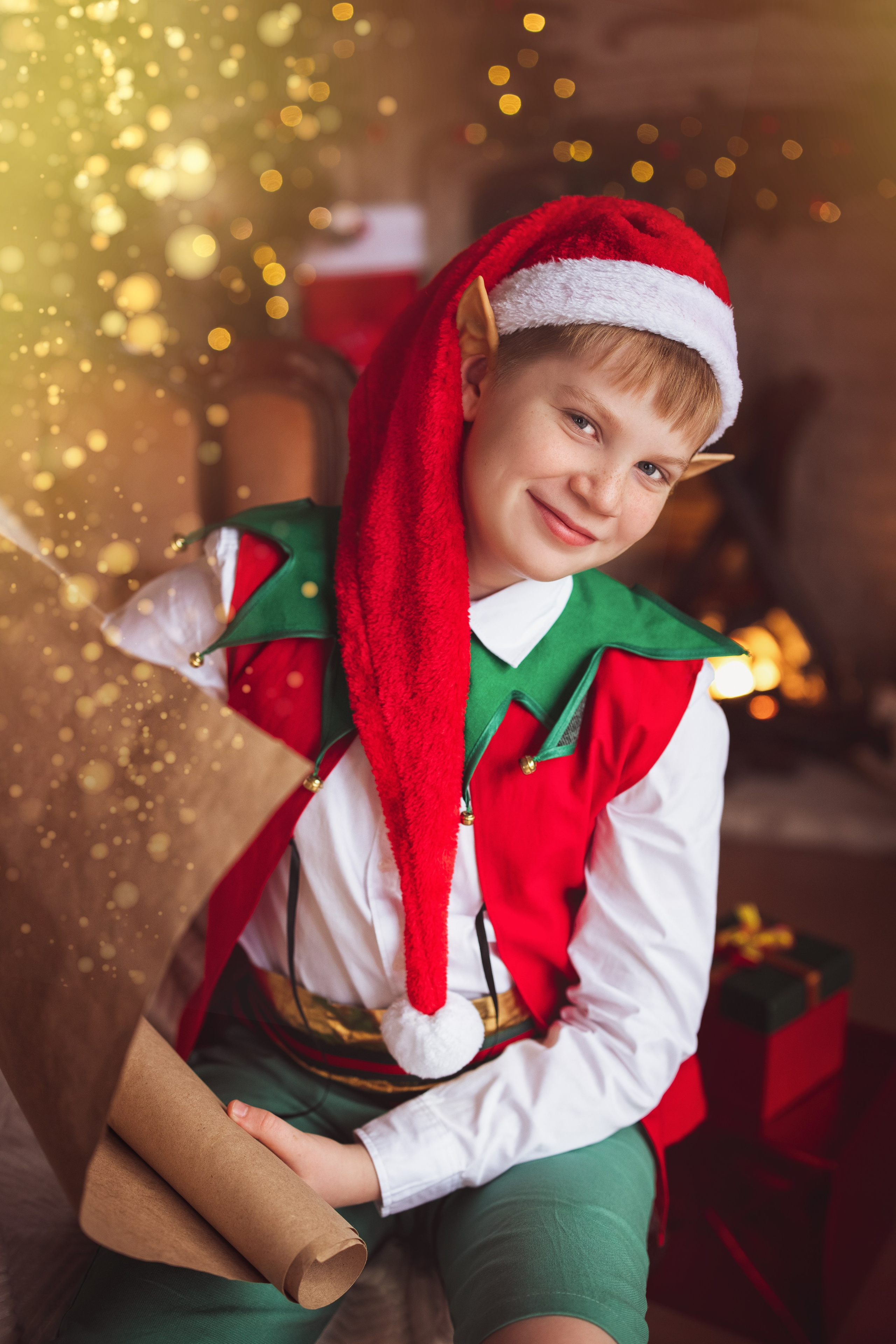 Новогодние ЭЛЬФЫ. Семейный и детский фотограф в Краснодаре Анна Трашкова