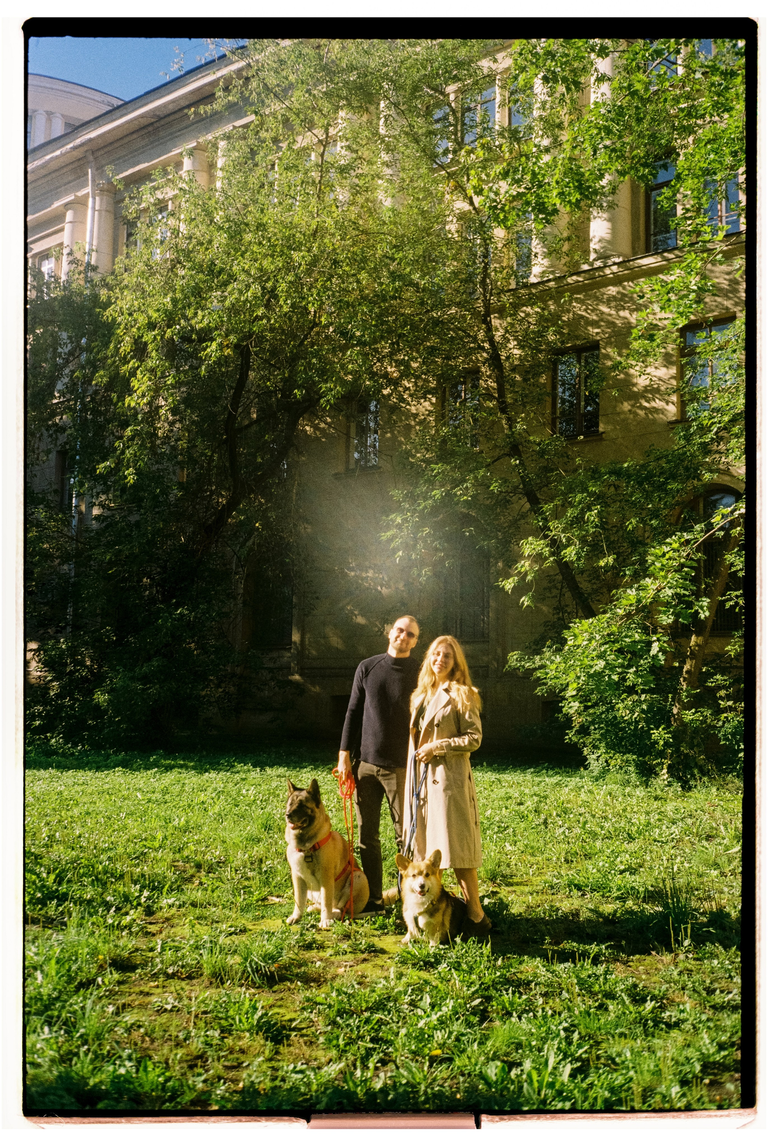 12 лап и 4 сердца. Сентиментальная свадебная фотография