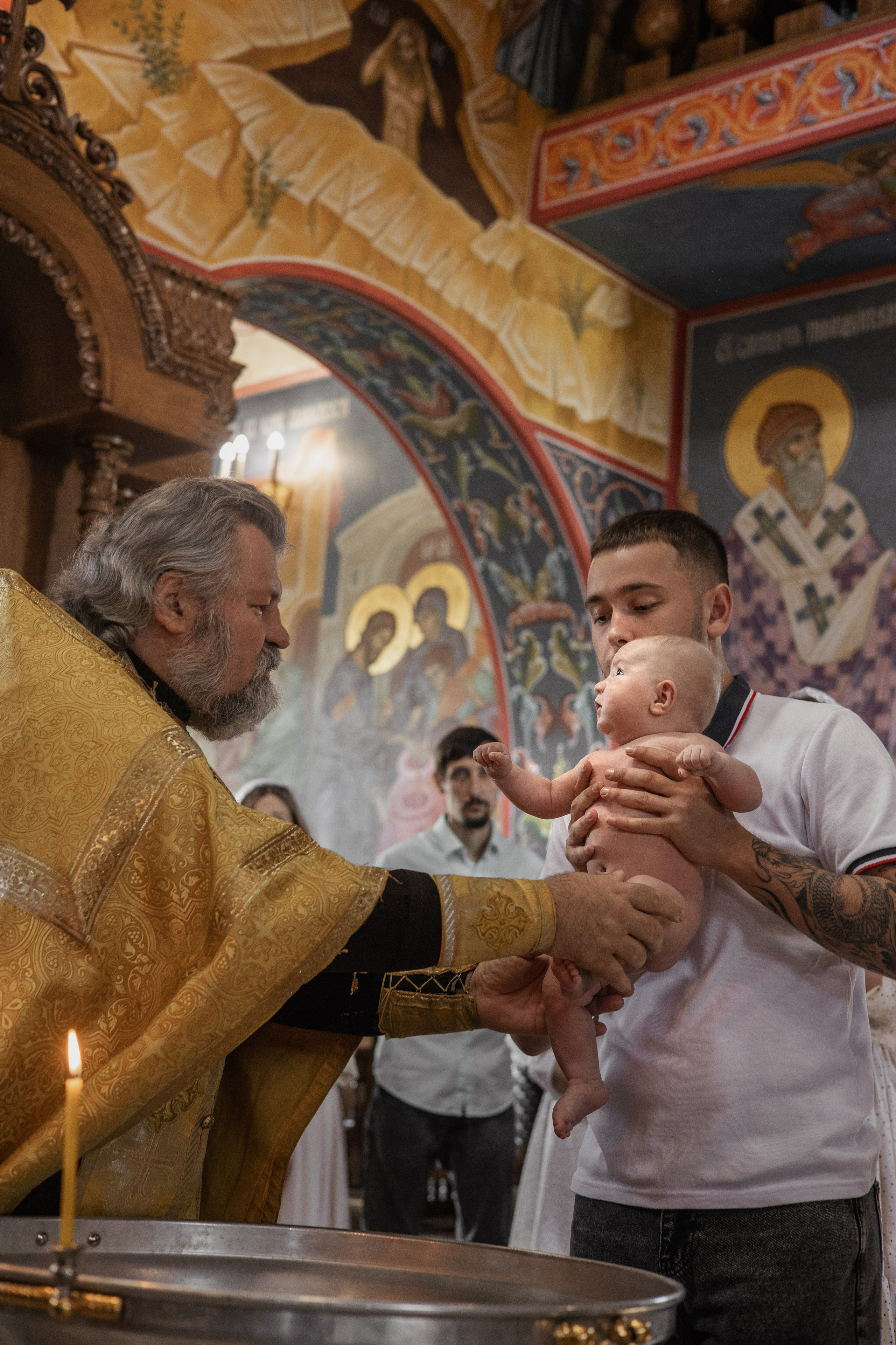 Съемка Таинство Крещения. Фотограф новорожденных Воронеж