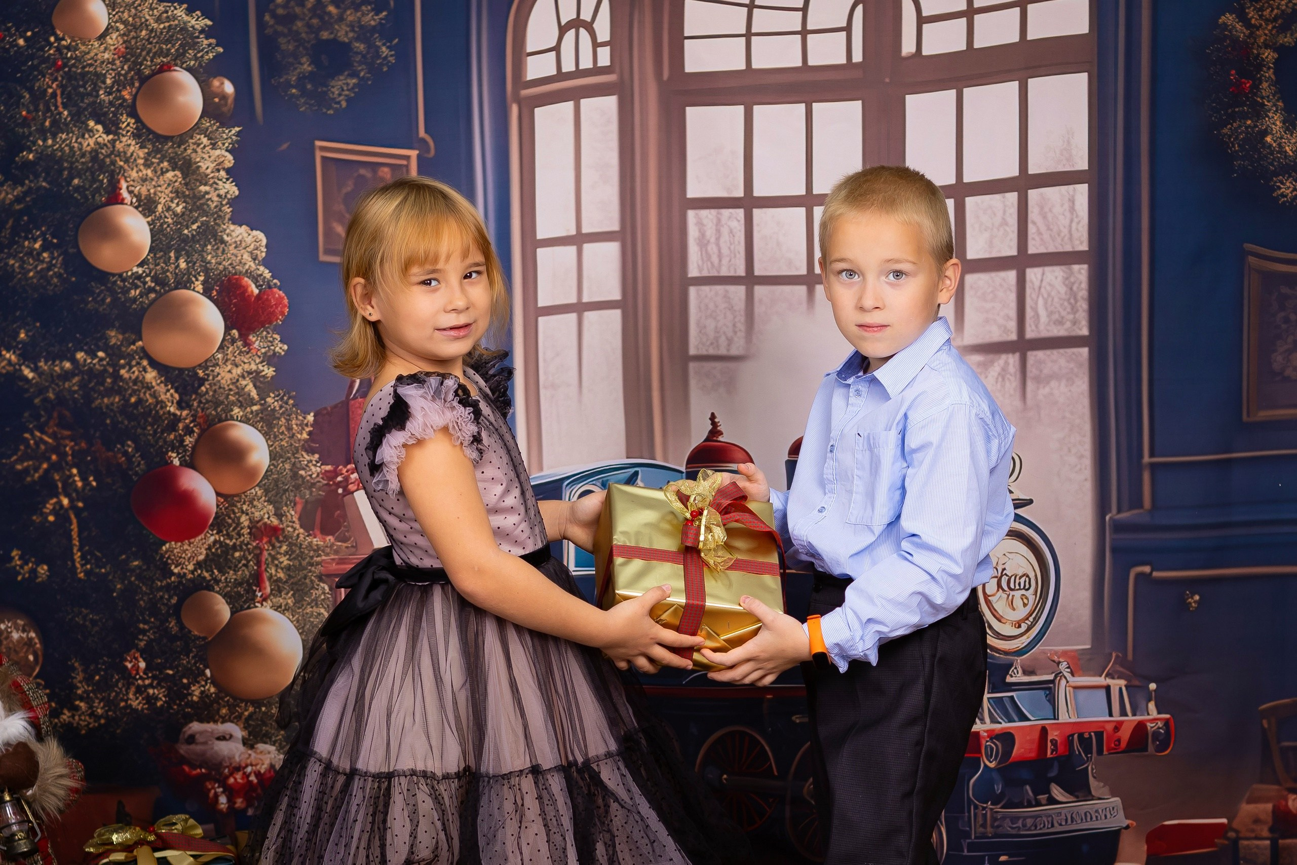 Новогодняя фотосессия 2025 г. Фотостудия «Олеся». Фотостудия в г. Верхняя Пышма